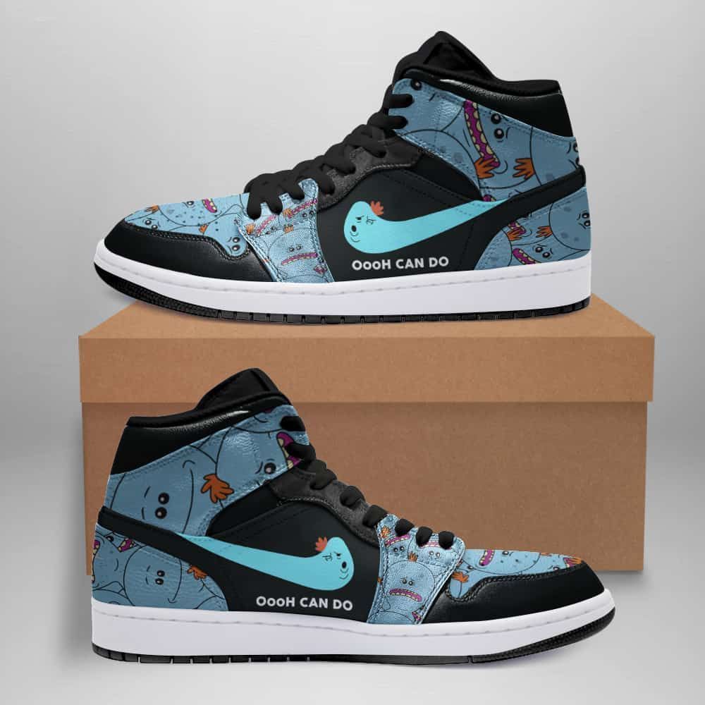 Oooh Can Do Mr Meeseeks Custom Air Jordan Shoes Sport