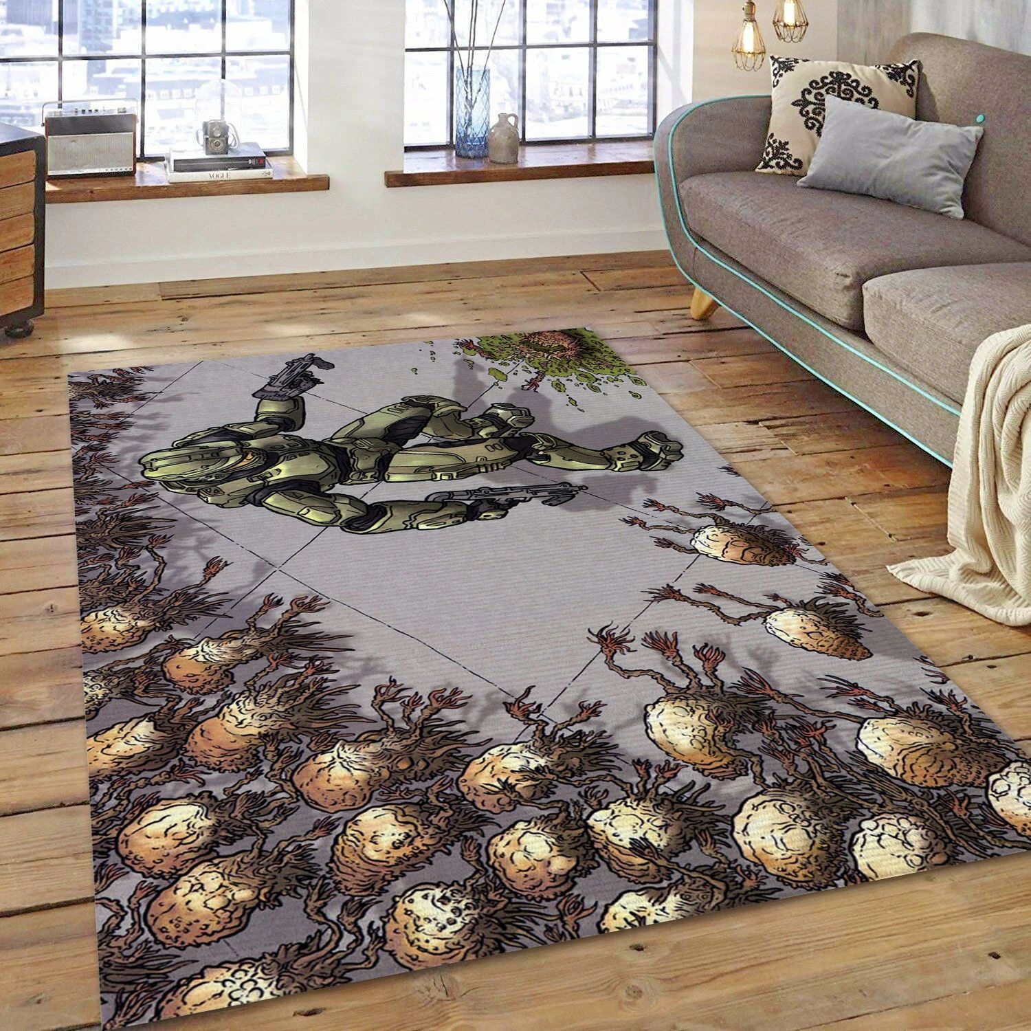 Outnumbered Video Game Area Rug For Christmas