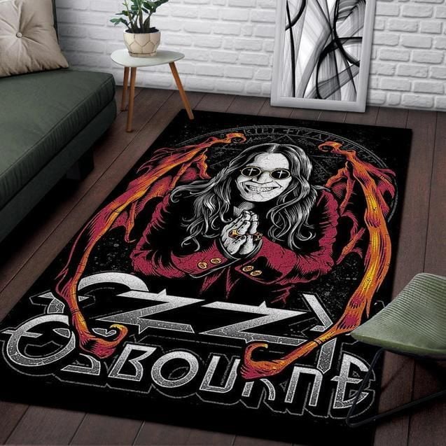 Ozzy Osbourne Area Rug - Indoor Outdoor Rugs