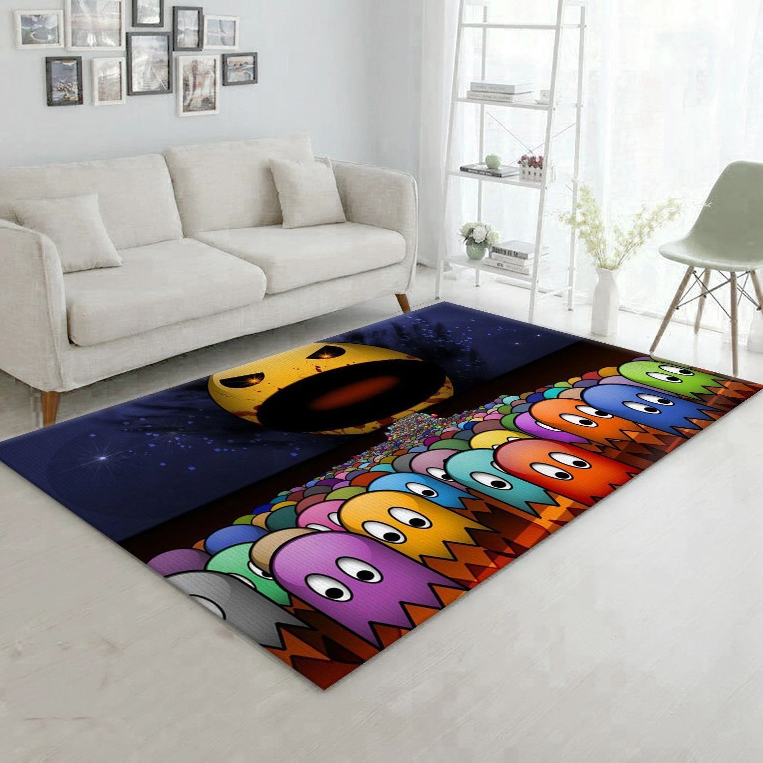 Pacman Eat Pacman Area Rug Living Room Rug Christmas Gift US Decor - Indoor Outdoor Rugs