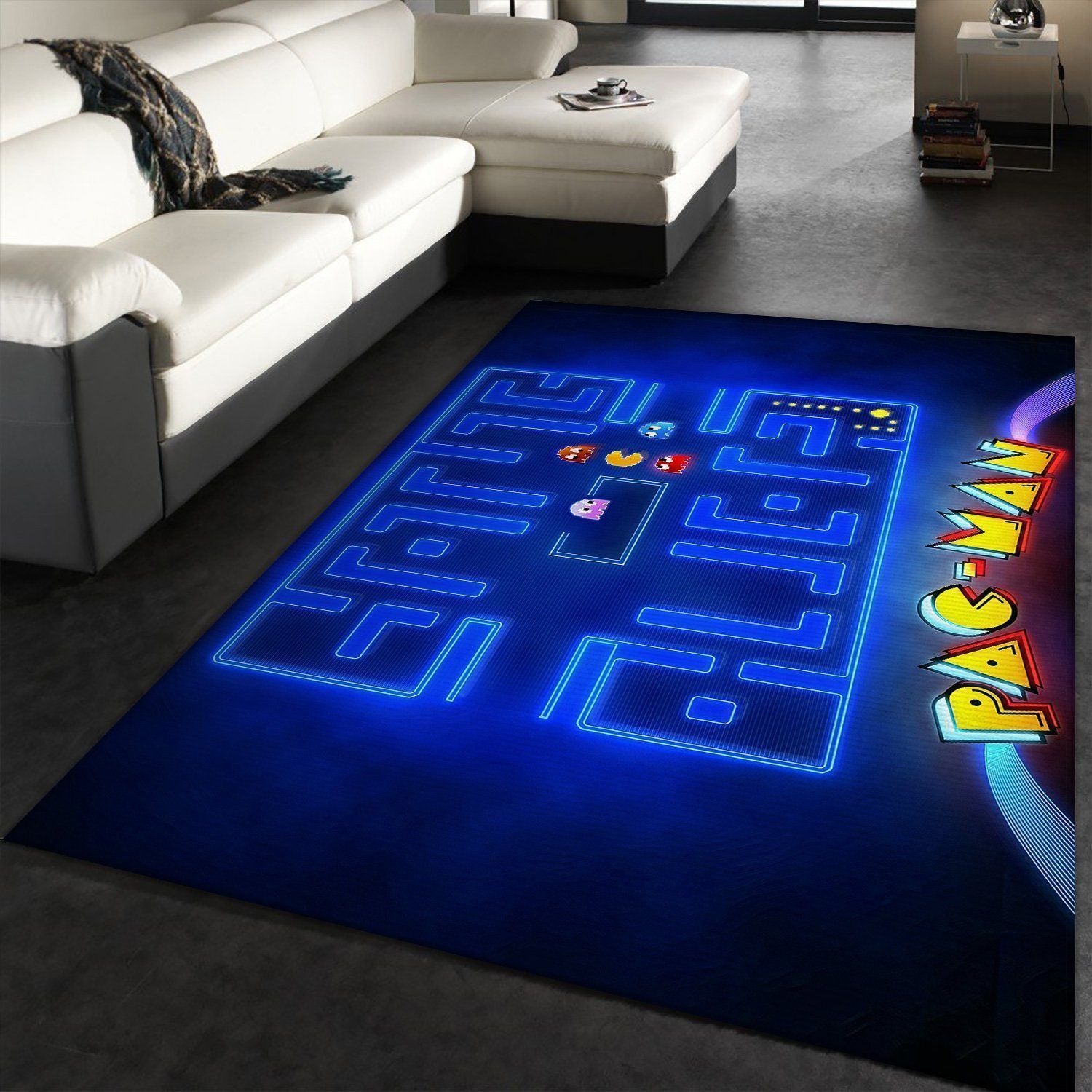 Pacman Gaming Area Rugs Living Room Carpet FN231115 Christmas Gift Floor Decor The US Decor - Indoor Outdoor Rugs