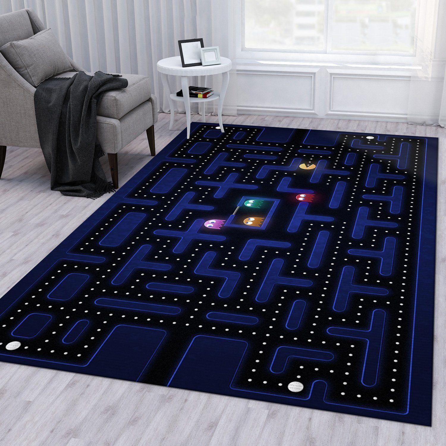 Pacman Ver1 Area Rug For Christmas Bedroom Rug Home Decor Floor Decor - Indoor Outdoor Rugs