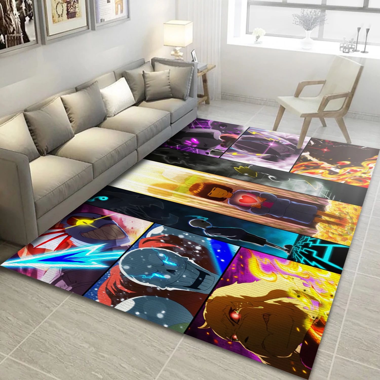 Papyrus Undertale Video Game Area Rug Area