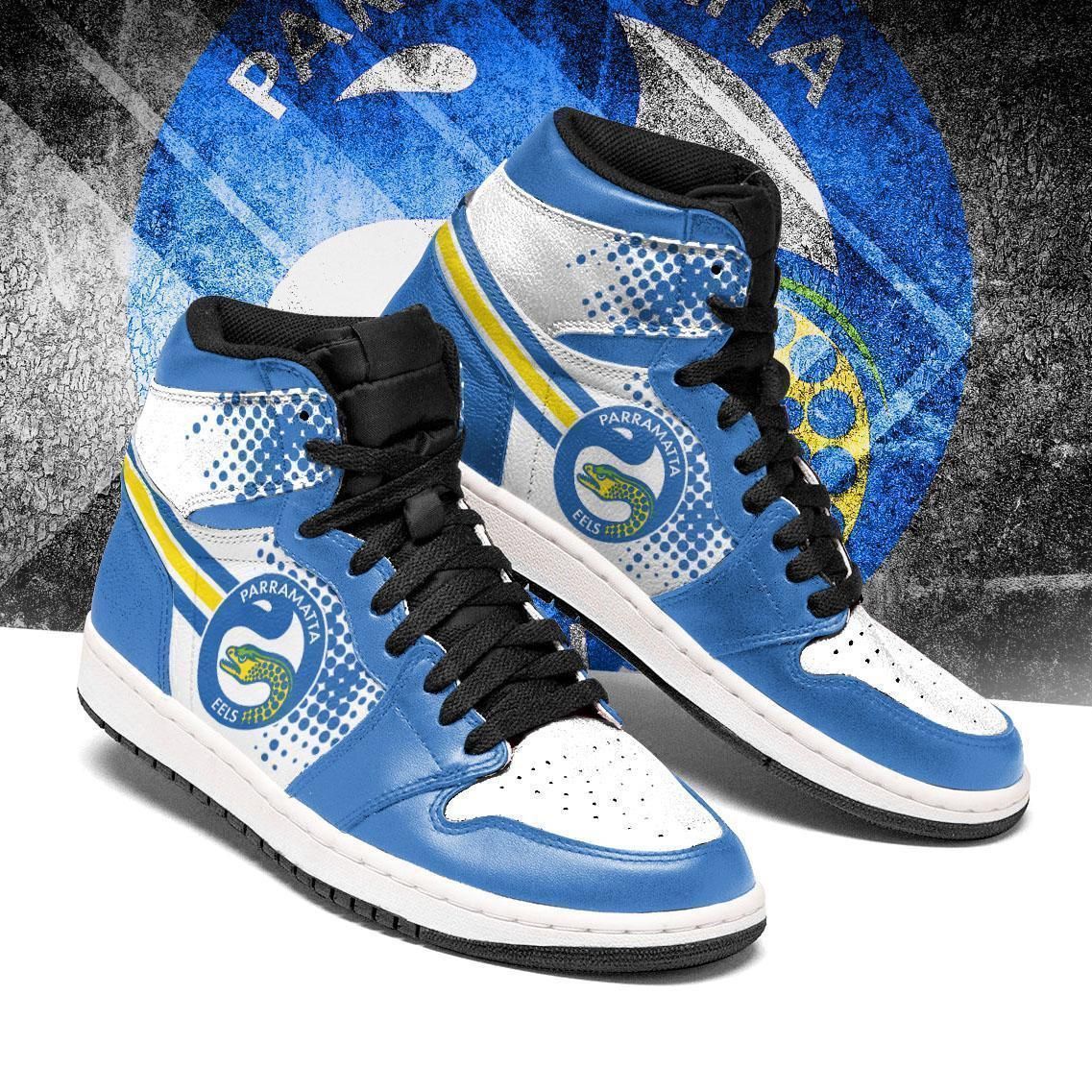 Parramatta Eels Nrl Air Jordan Team Custom Eachstep Gift For Fans Shoes Sport Sneakers