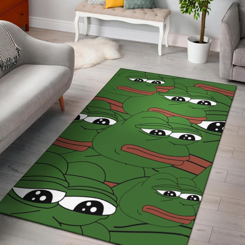 Pepe The Frog Area Rug Chrismas Gift - Indoor Outdoor Rugs