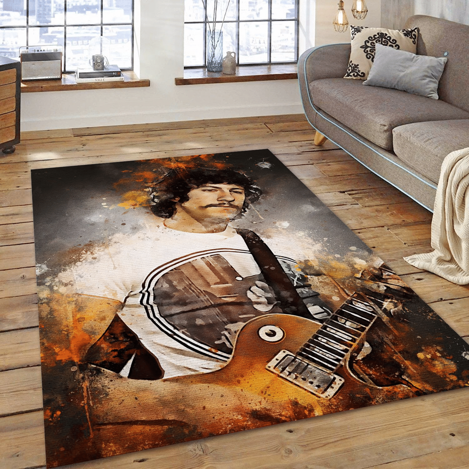 Peter Green Fleetwood Mac Music Area Rug