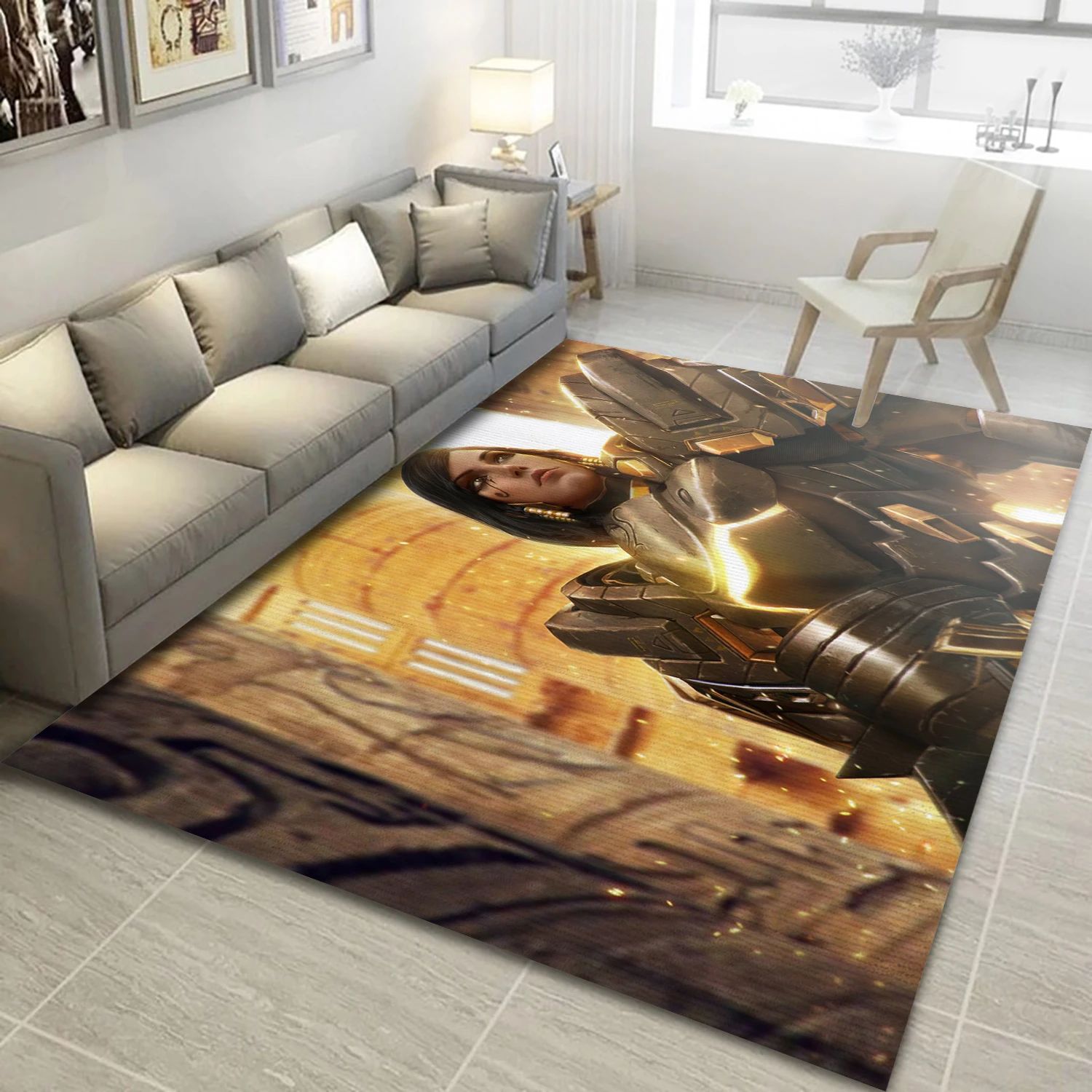 Pharah Video Game Reangle Rug