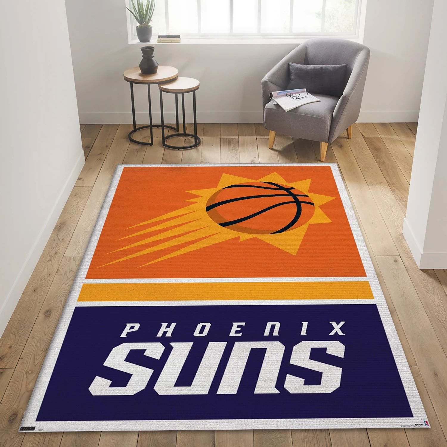 Phoenix Suns NBA Team Logos Area Rug