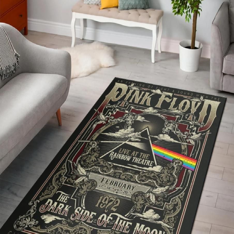 Pink Floyd Live At Rainbow Theatre Area Rug Rugs For Living Room Rug Home Decor - Indoor Outdoor Rugs