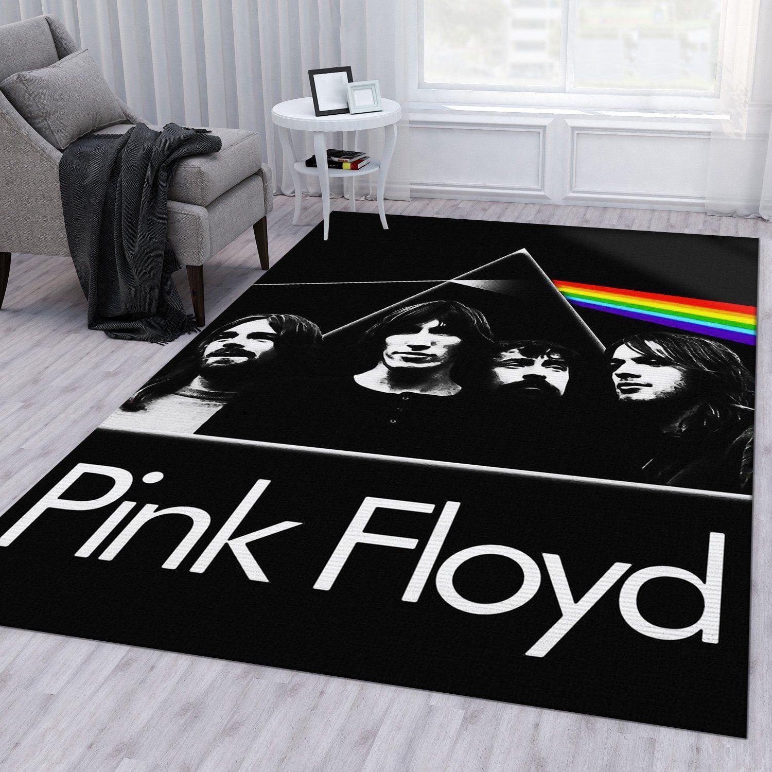 Pinkfloyd Paint Area Rug For Gift Bedroom Rug US Gift Decor - Indoor Outdoor Rugs