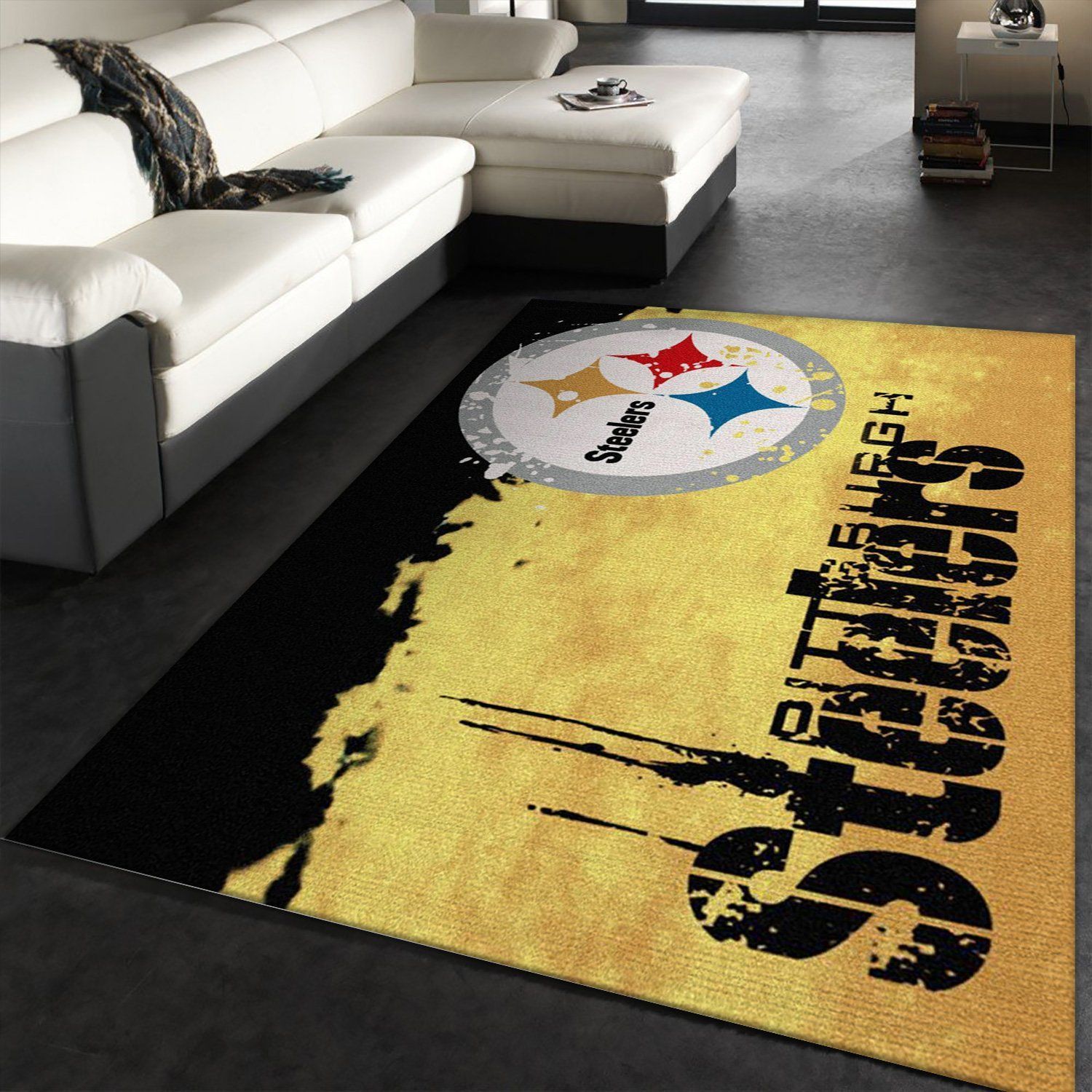 Pittsburgh Steelers Fade Rug Nfl Team Area Rug Carpet