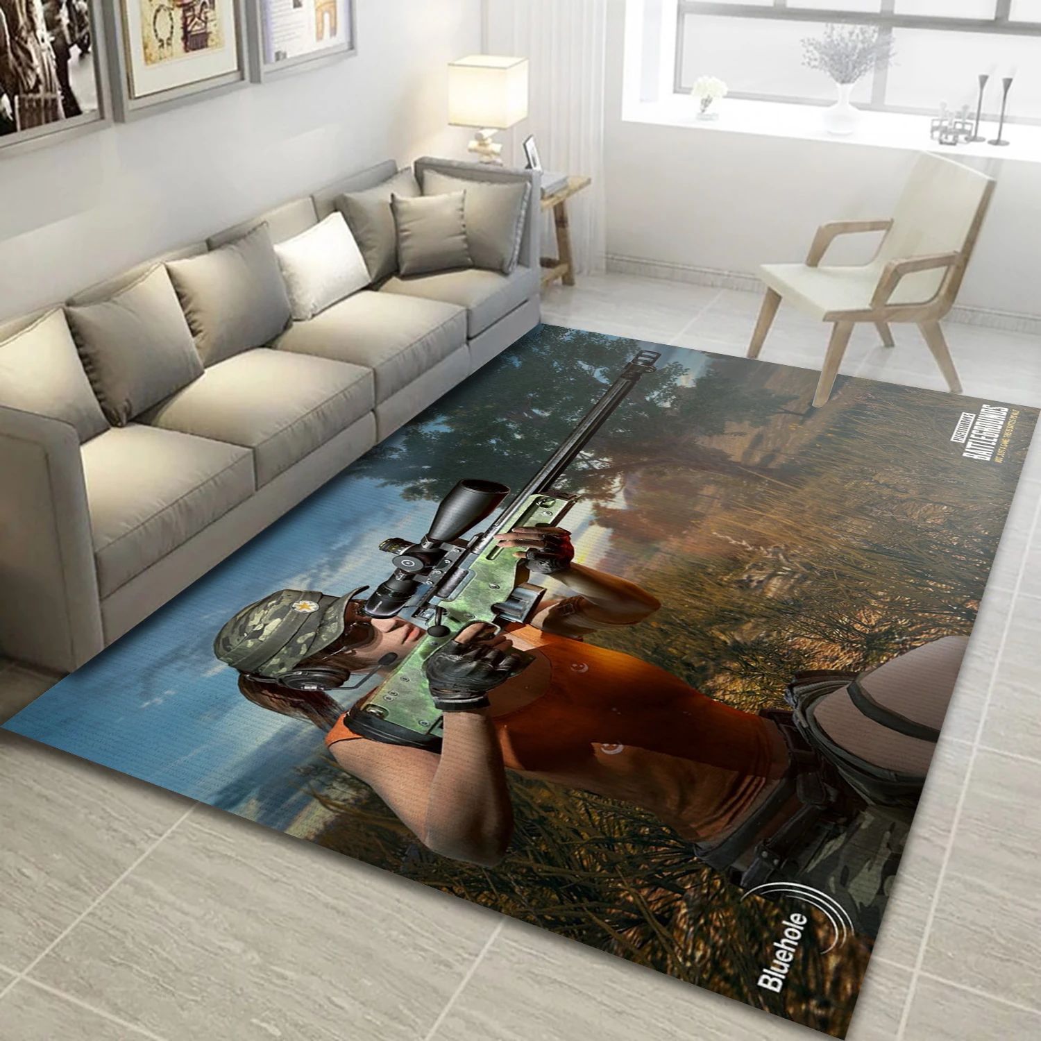 Playerunknowns Battlegrounds Game Area Rug Carpet