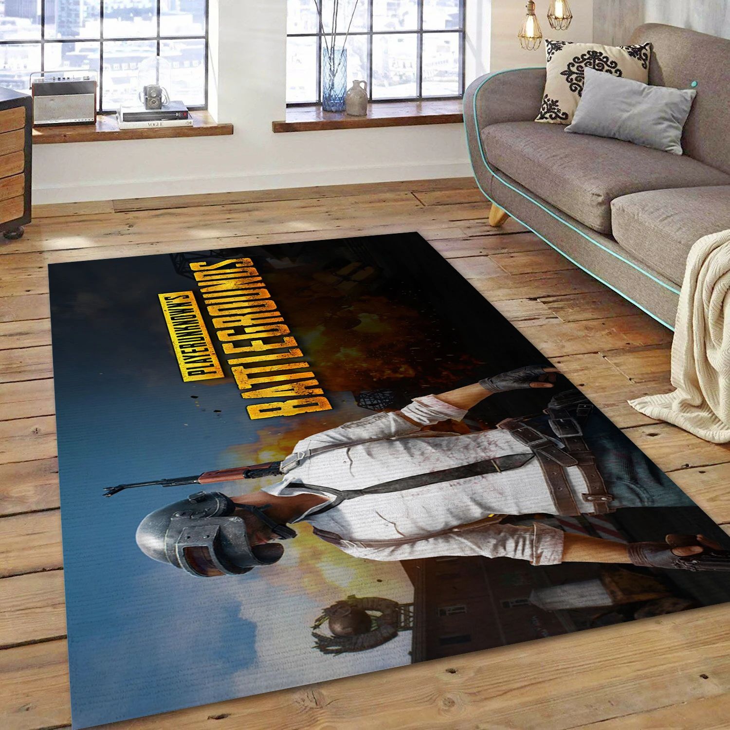 Playerunknowns Battlegrounds Game Area Rug Carpet