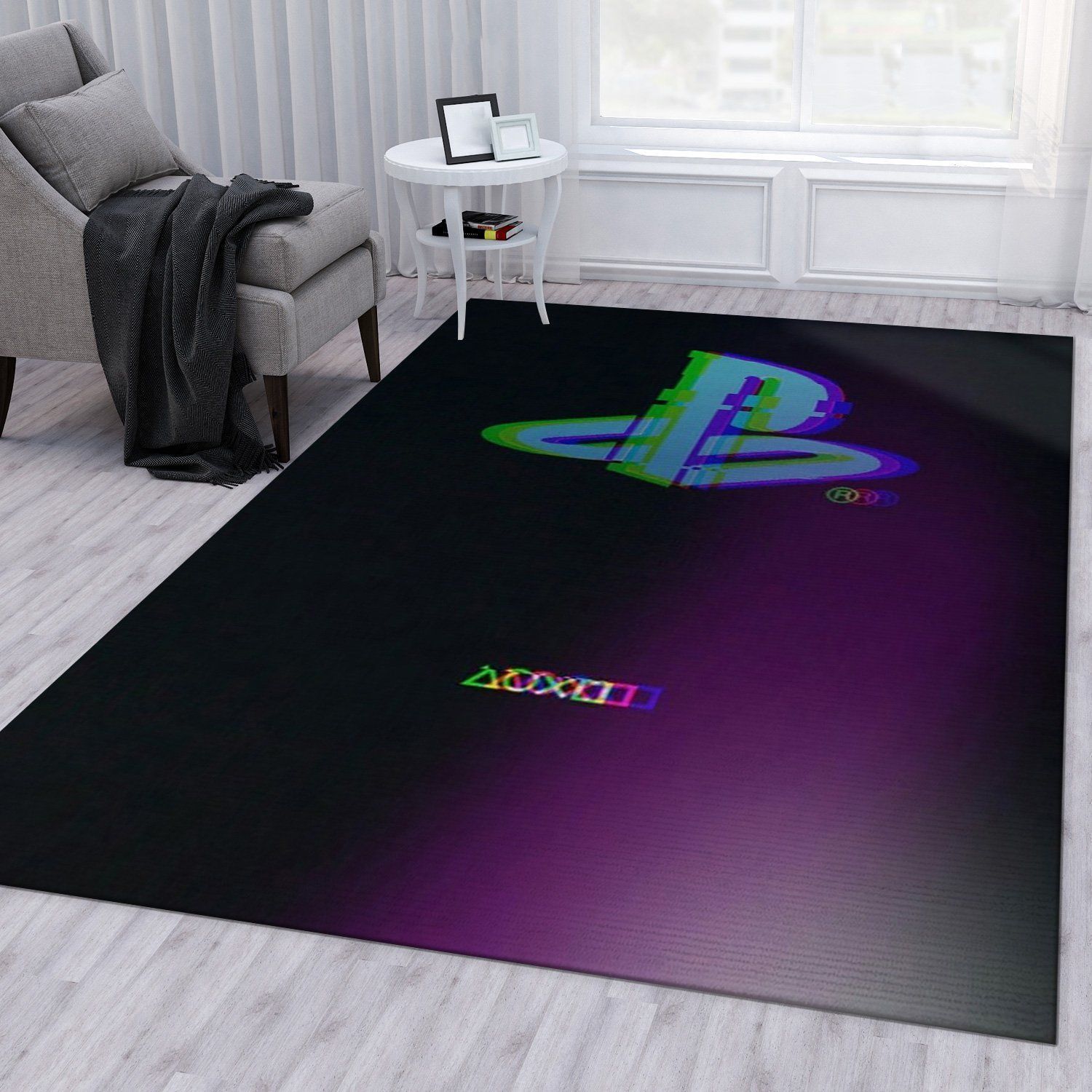 Playstation V32 Area Rug Bedroom Rug US Gift Decor - Indoor Outdoor Rugs