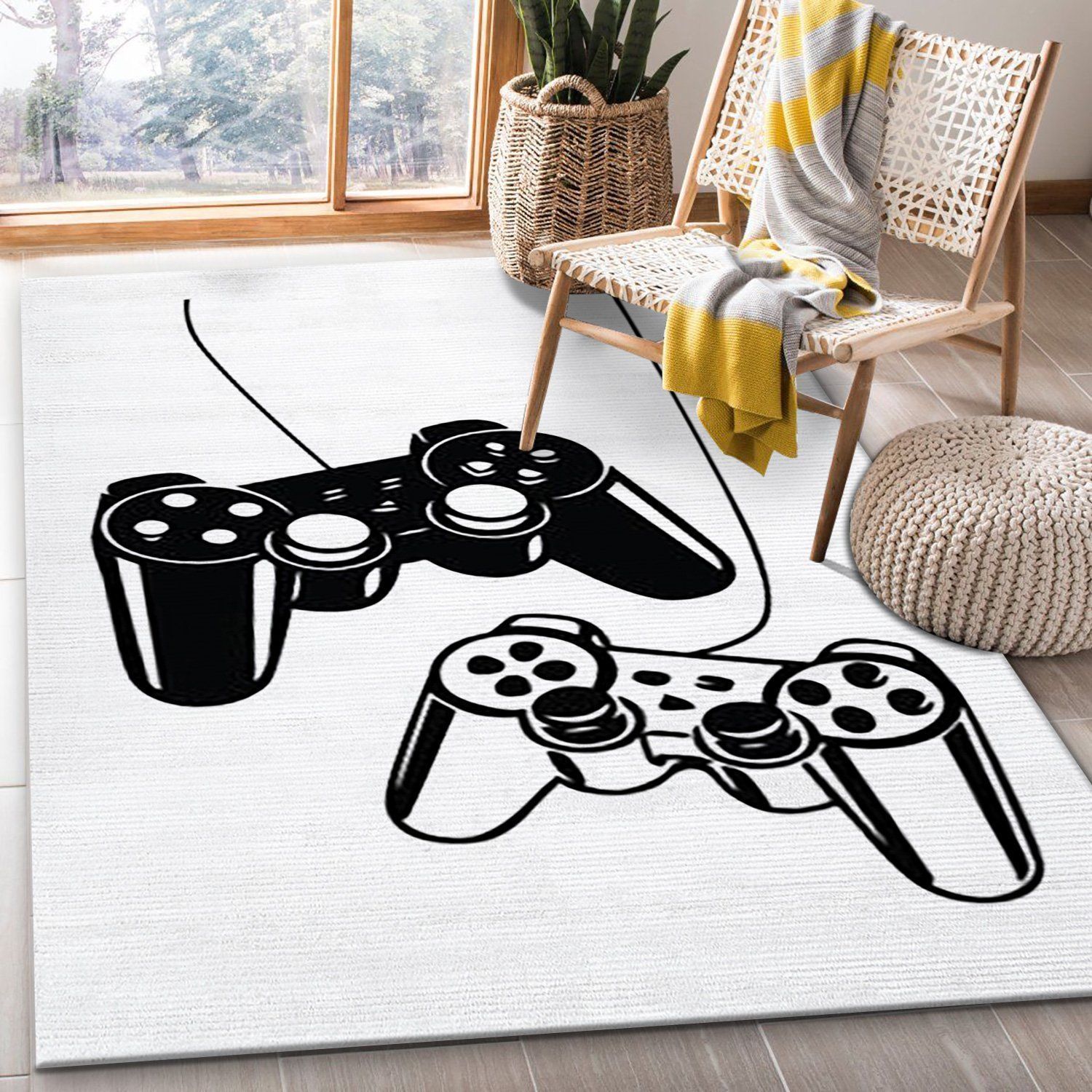 Playstation V45 Area Rug Living Room Rug US Gift Decor - Indoor Outdoor Rugs