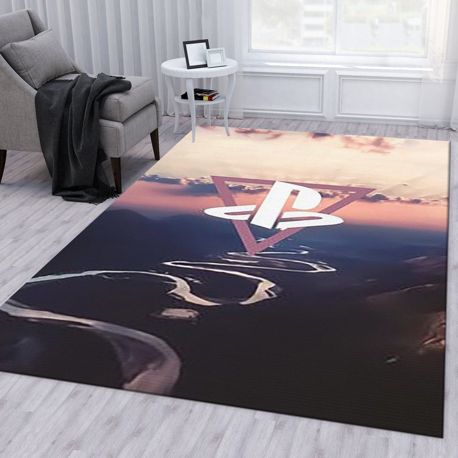 Playstation V57 Area Rug For Gift Living Room Rug Home US Decor - Indoor Outdoor Rugs