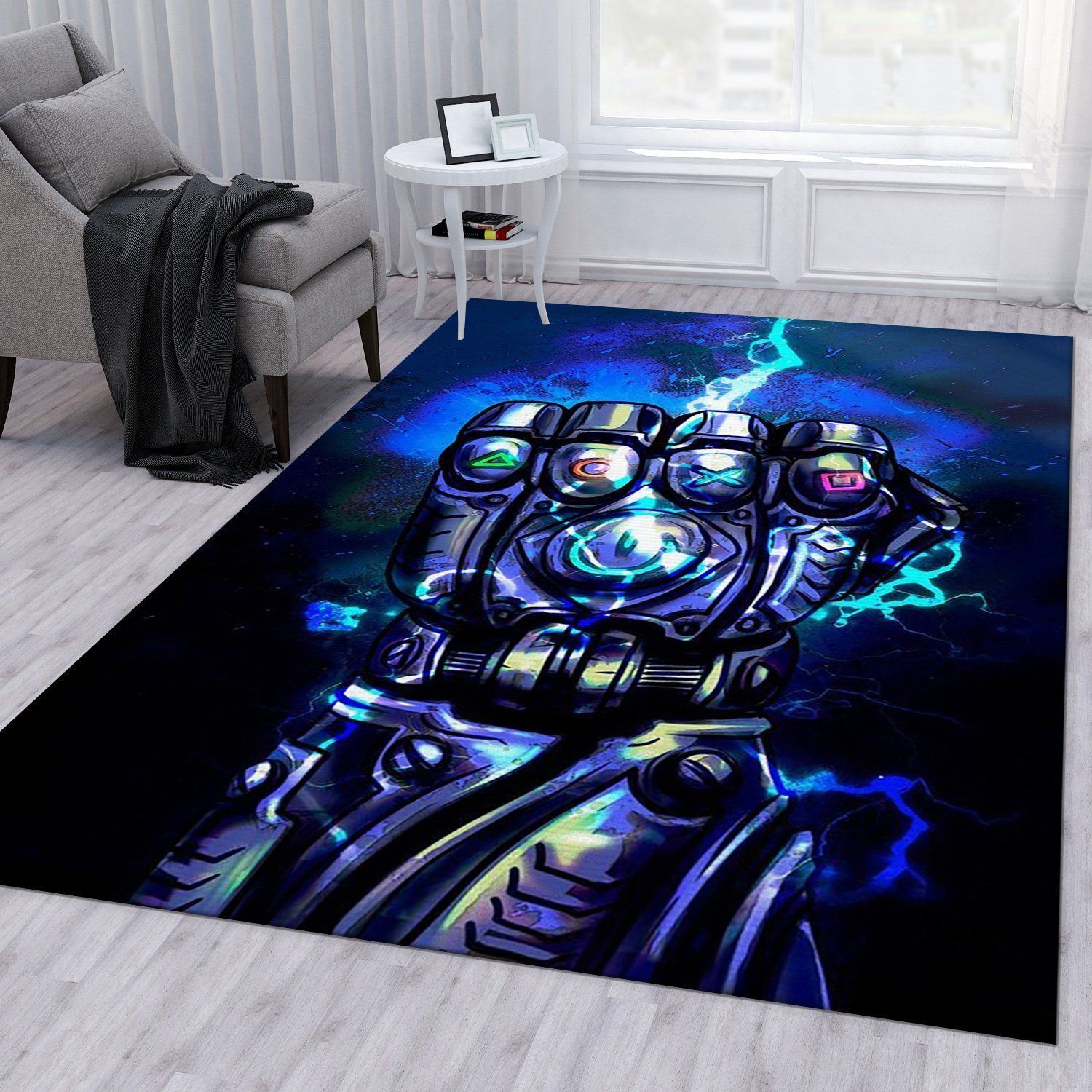 Playstation V8 Area Rug Living Room Rug Home Decor Floor Decor - Indoor Outdoor Rugs