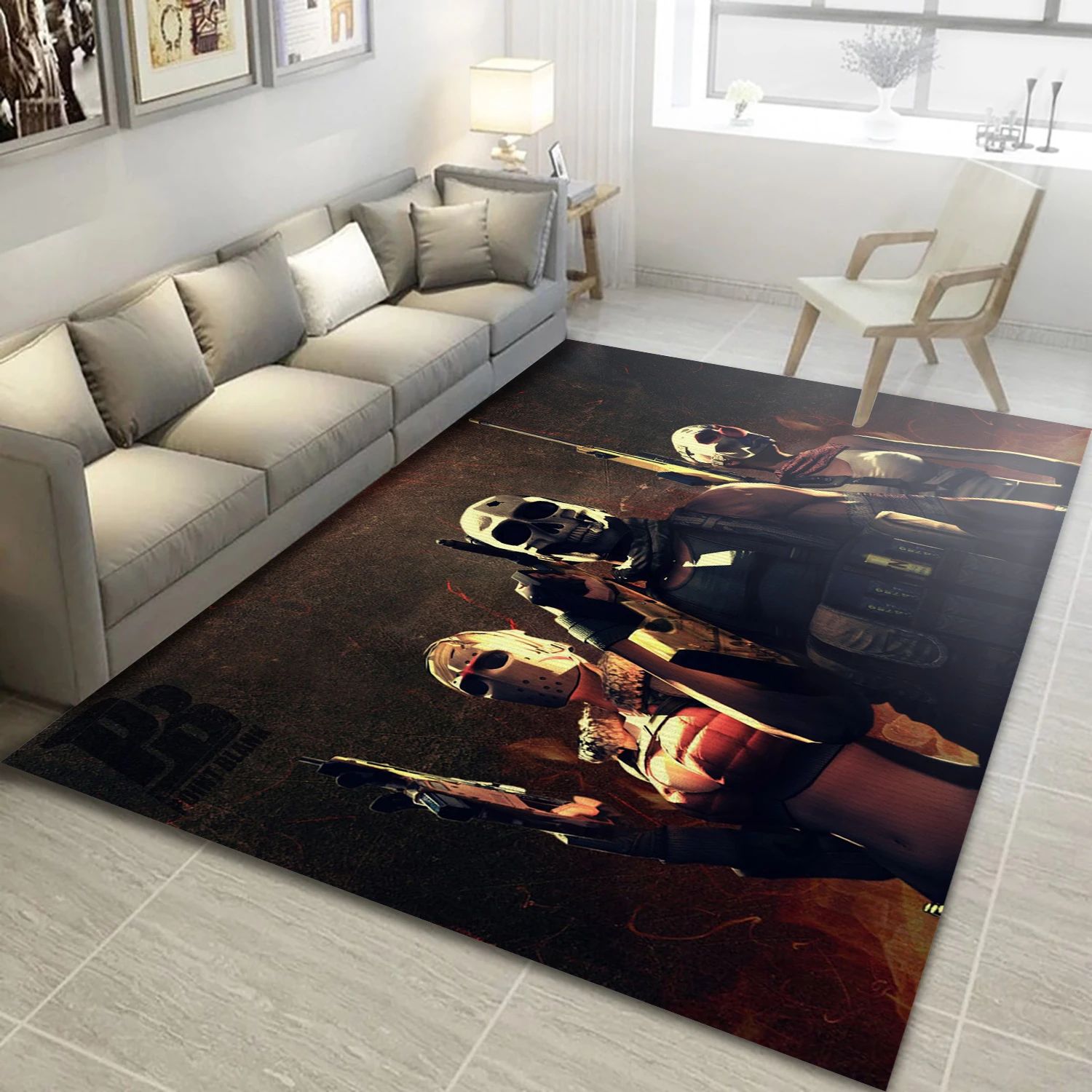 Point Blank Video Game Reangle Rug