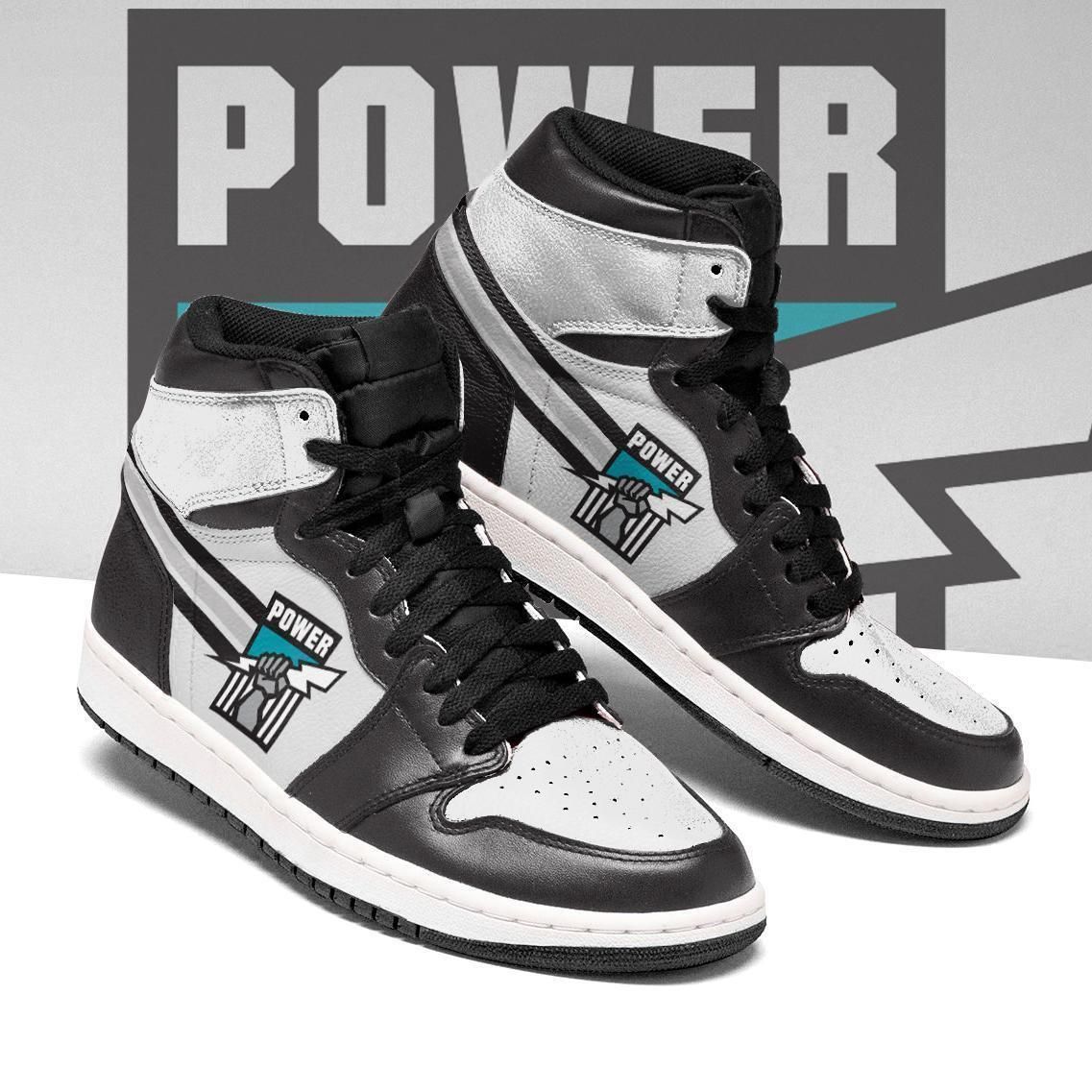 Port Adelaide Power Afl Air Jordan Sneakers Shoes Sport