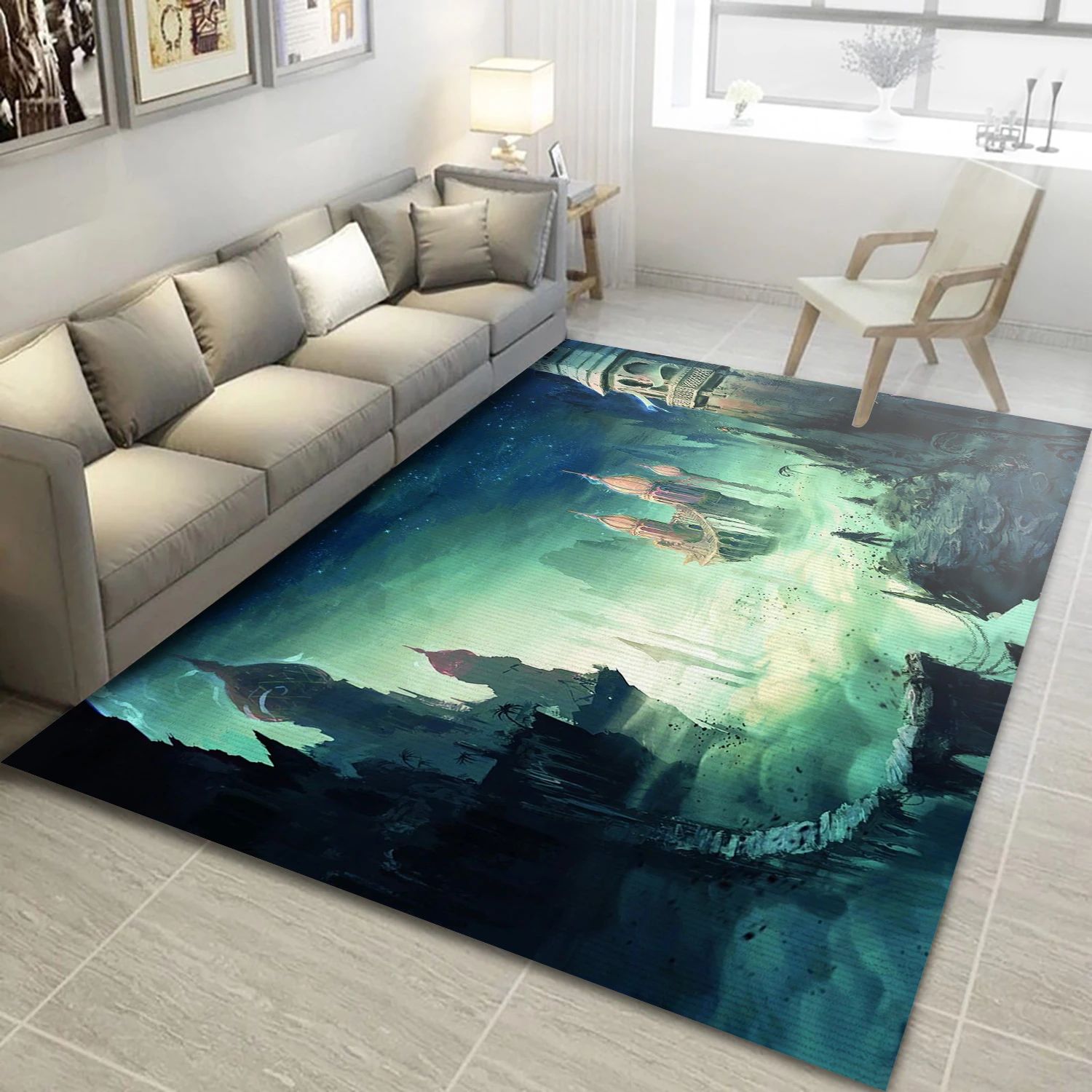 Prince Of Persia Video Game Area Rug Area