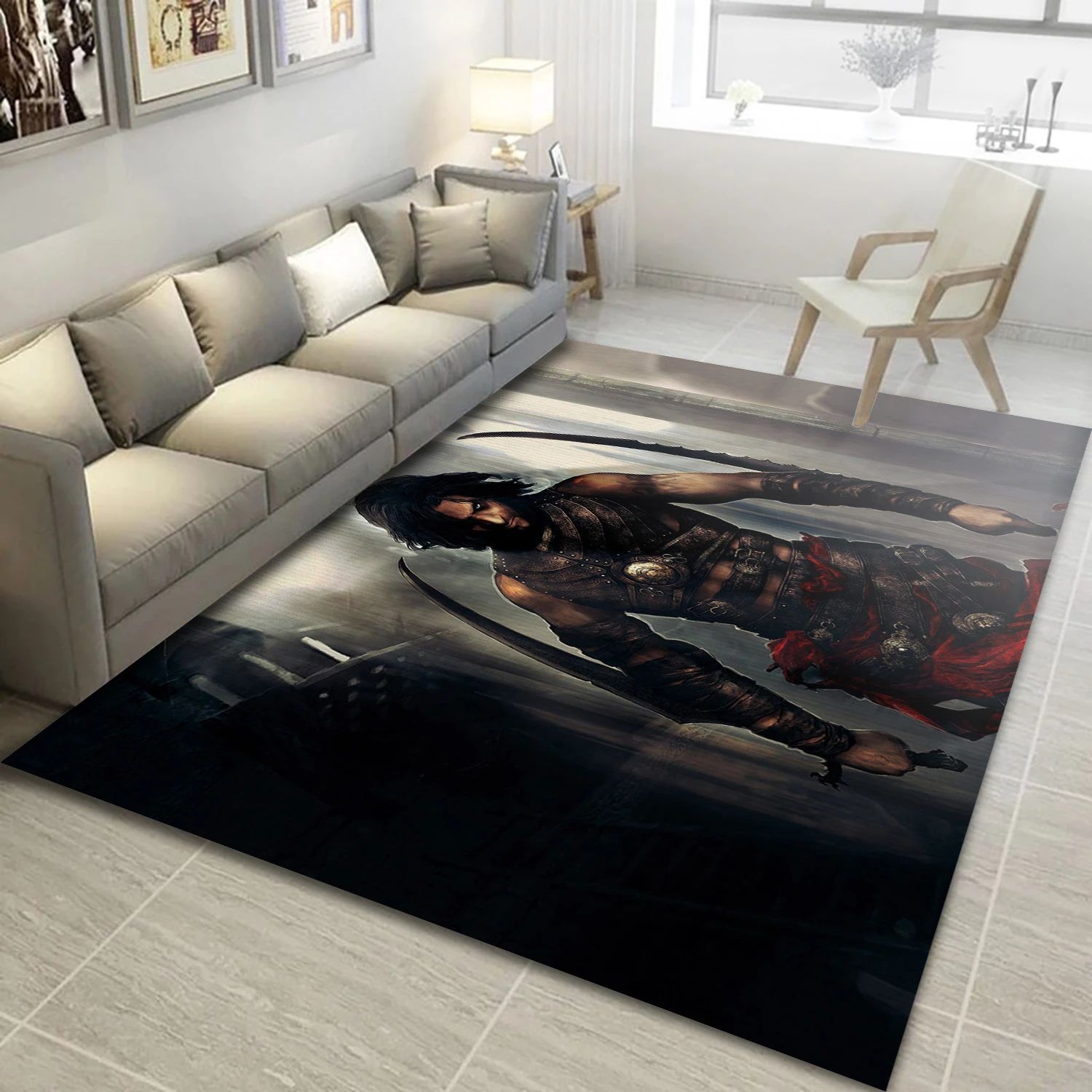 Prince Of Persia Warrior Within Video Game Reangle Rug