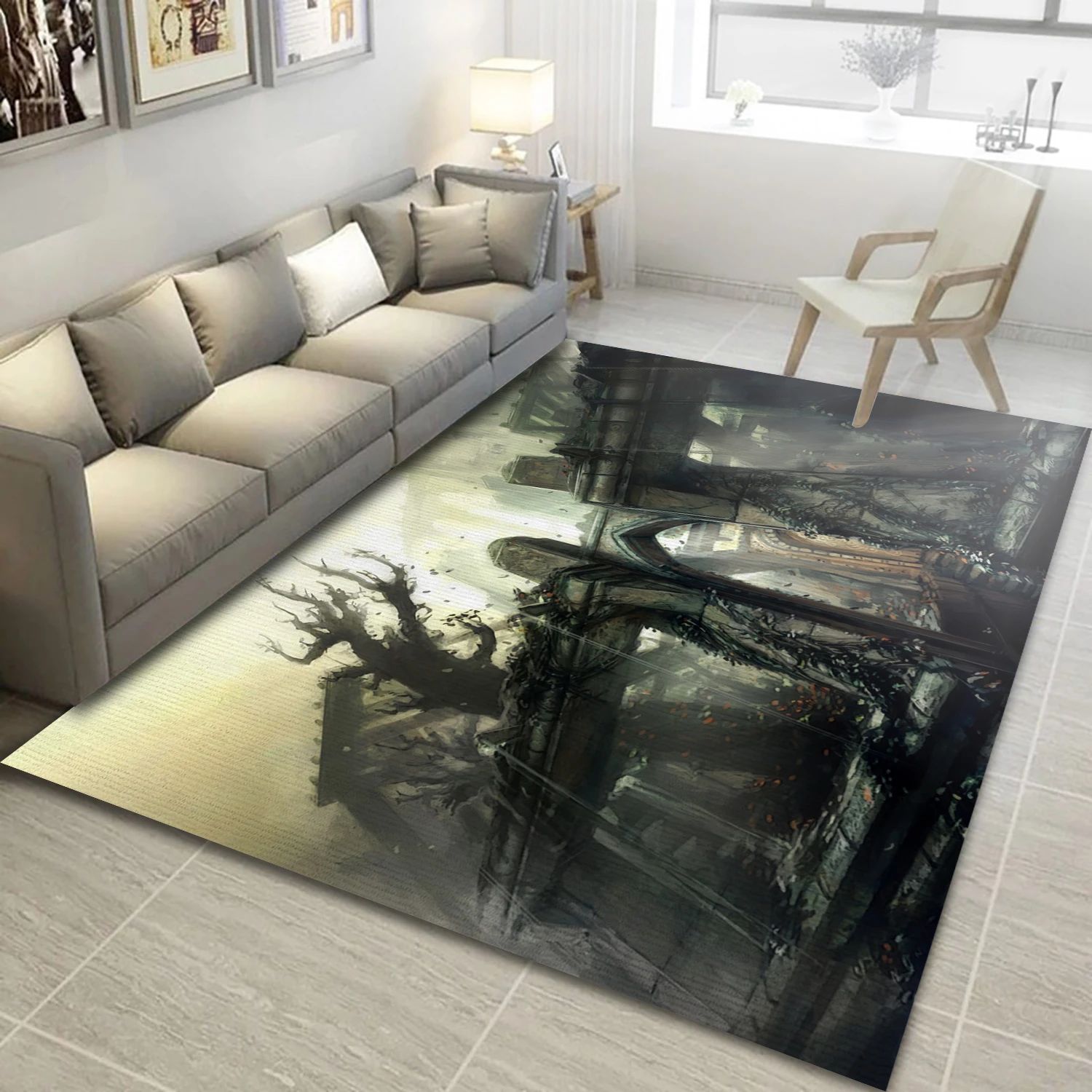 Prince Of Persia Warrior Within Video Game Reangle Rug