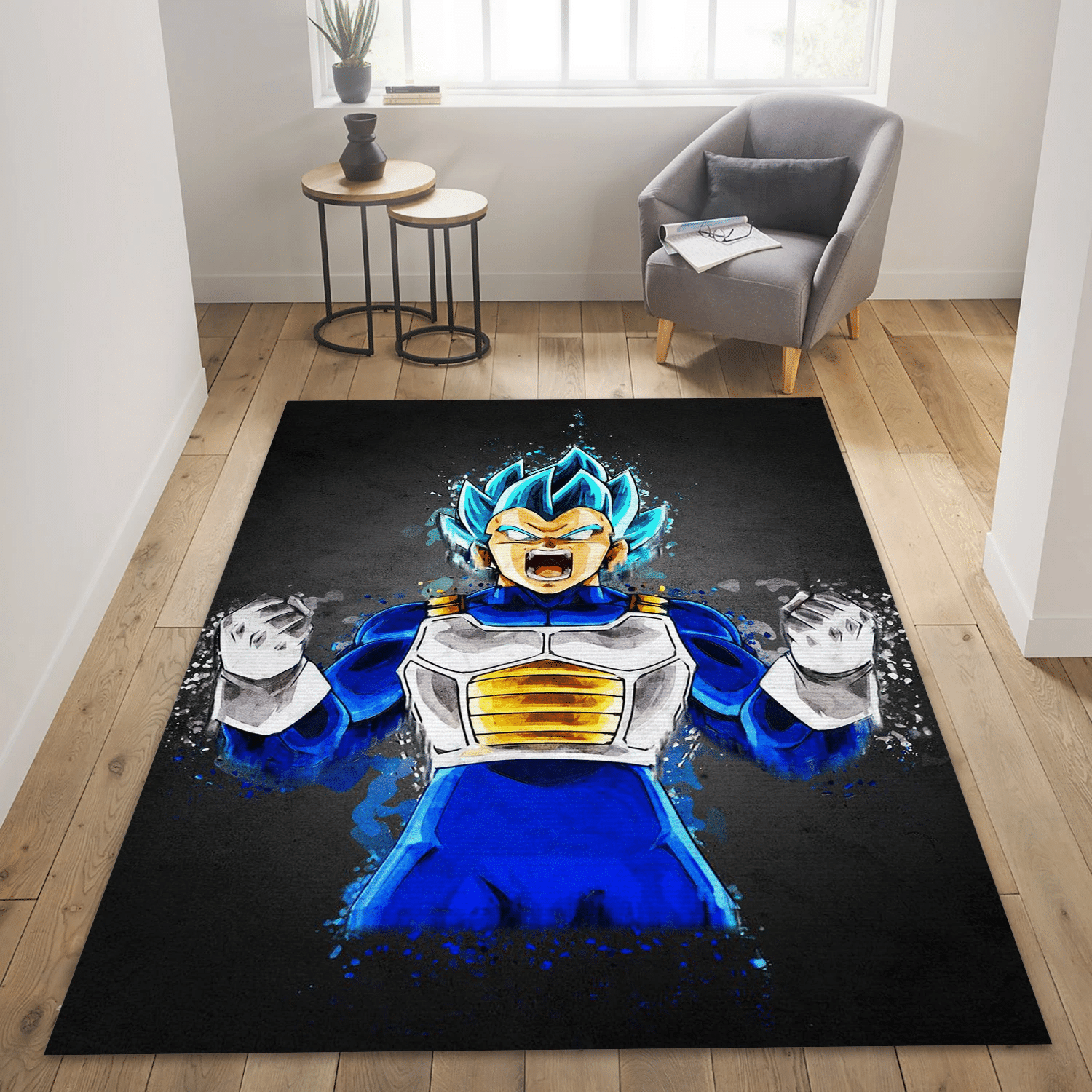 Prince Vegeta Area Rug Carpet