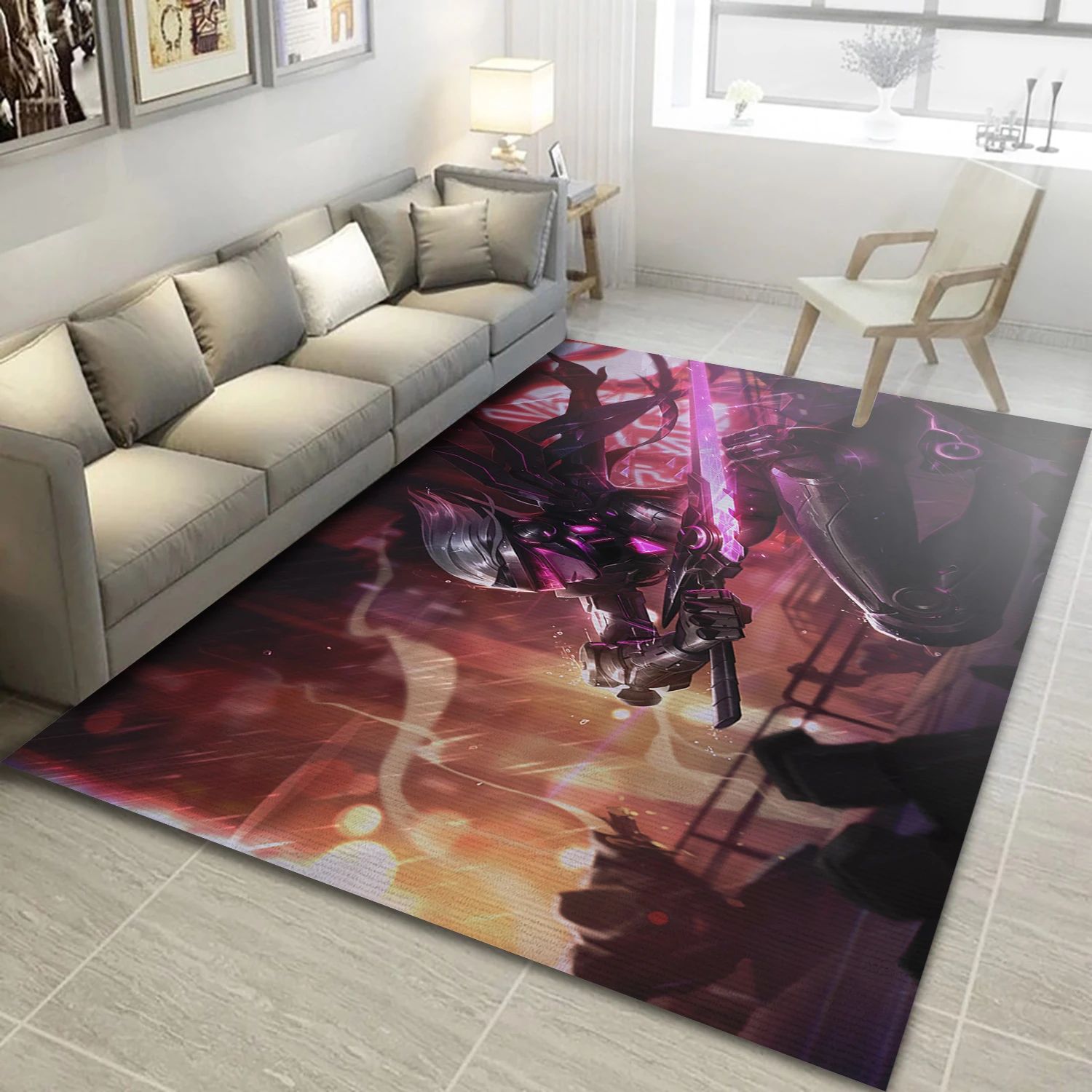 Project Fiora Video Game Area Rug Area