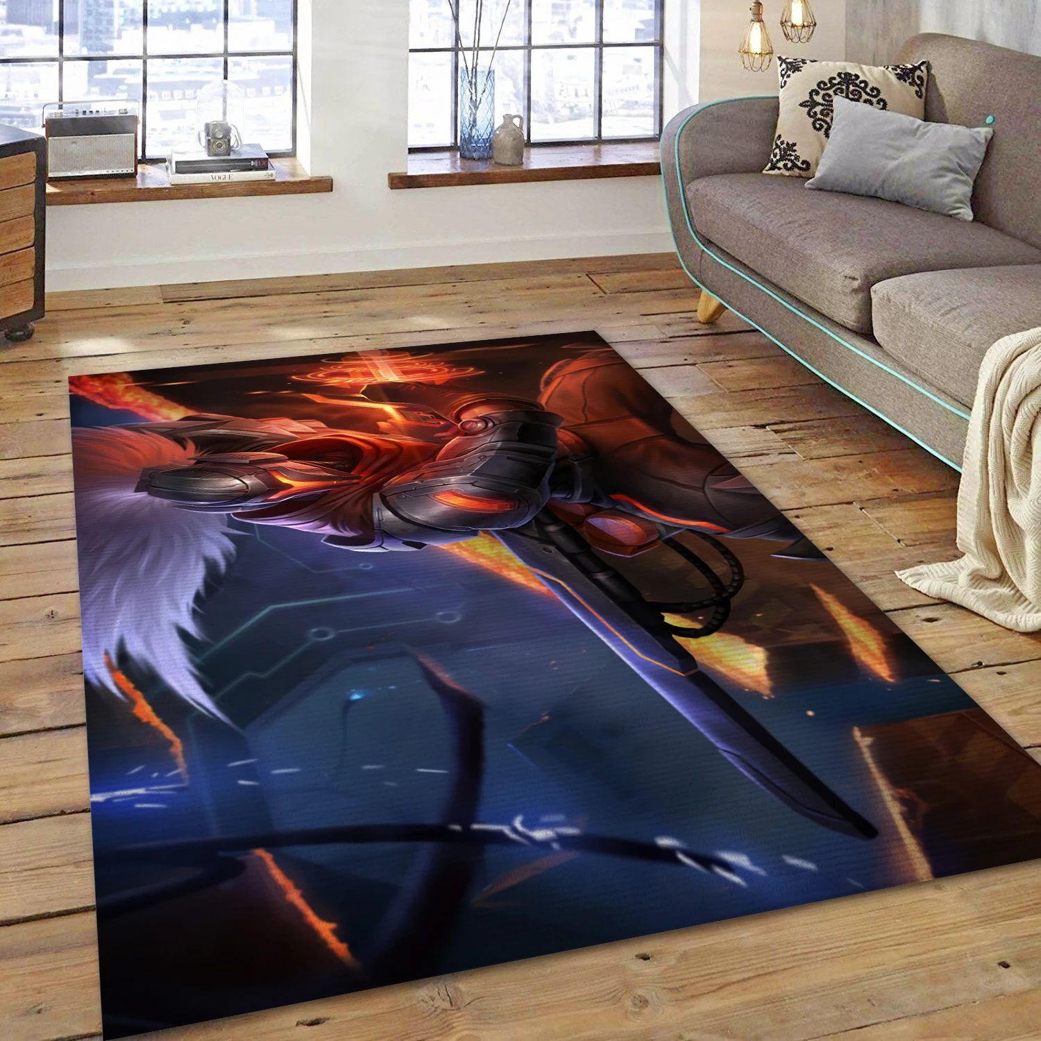 Project Yasuo Video Game Area Rug For Christmas