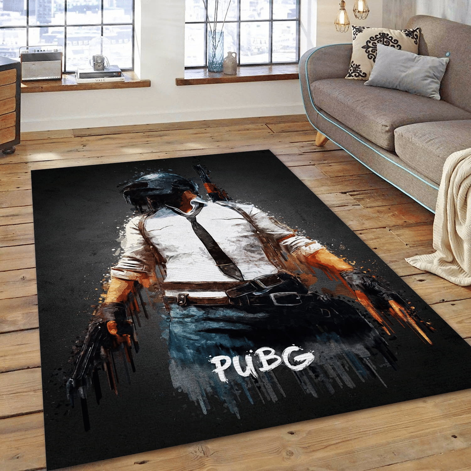 Pubg Gaming Area Rug