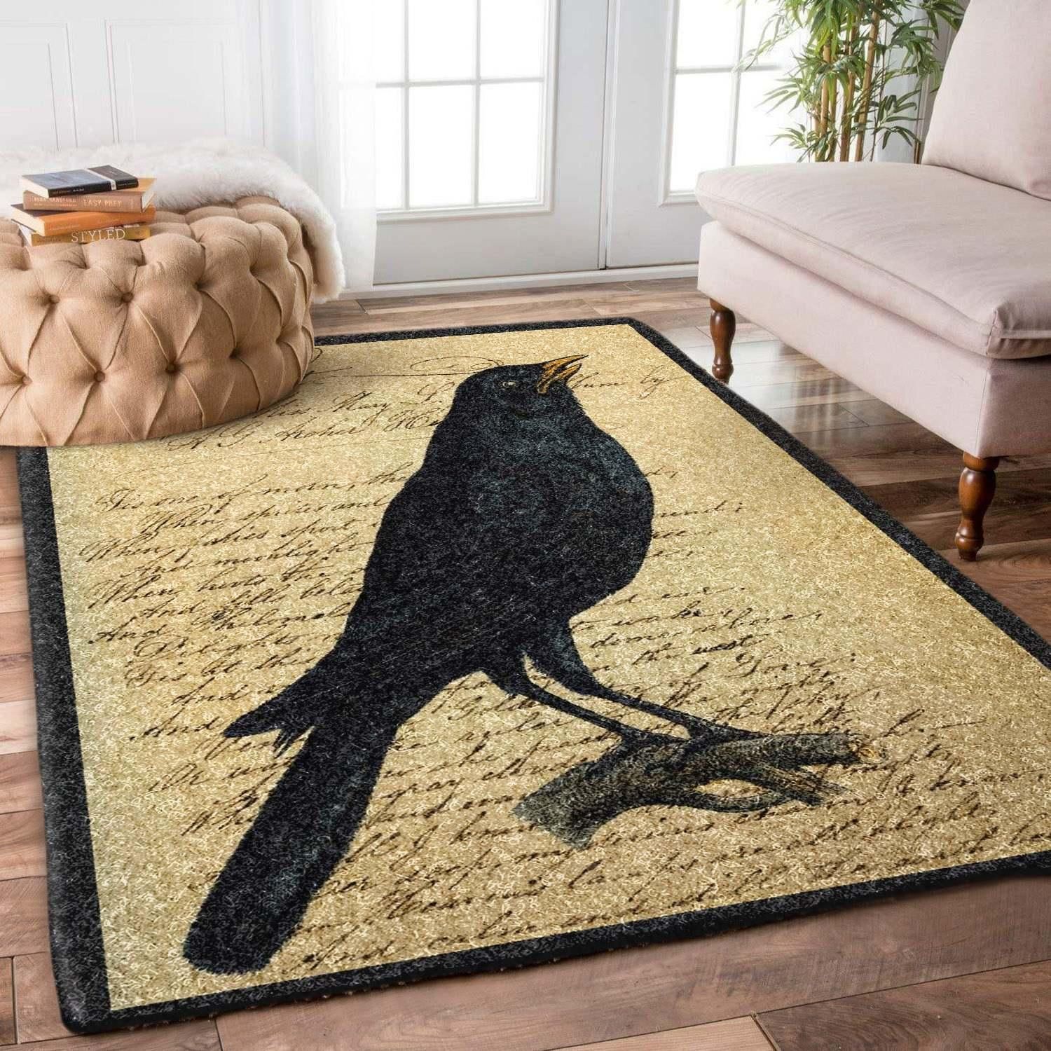 Raven Rug Chrismas Gift - Indoor Outdoor Rugs