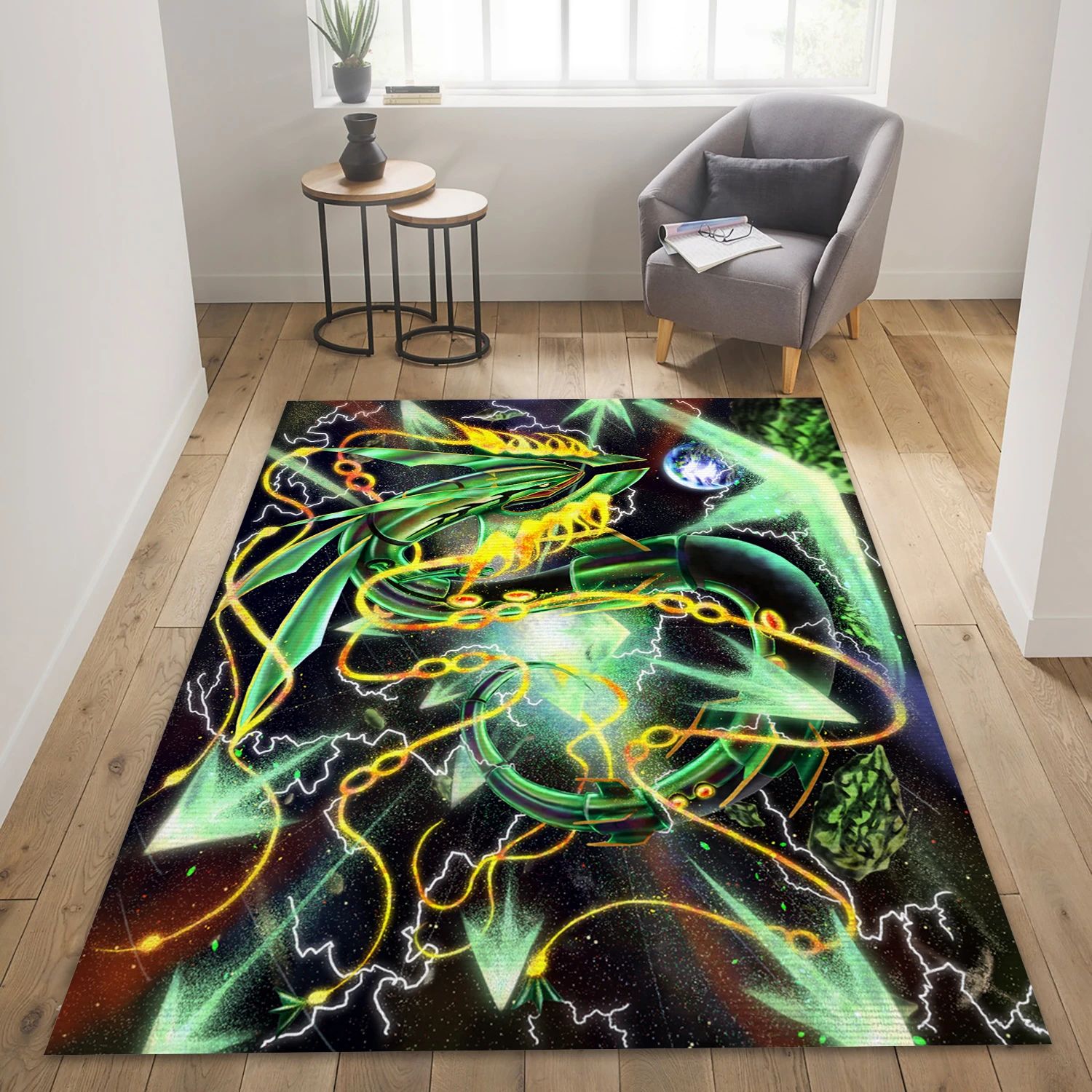 Rayquaza Video Game Area Rug Area