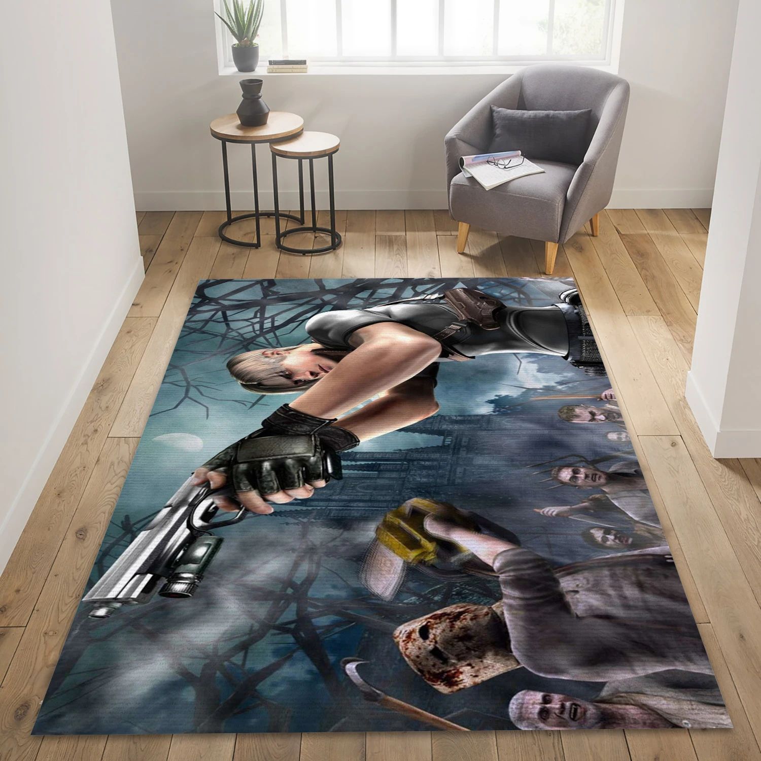 Resident Evil 617 Video Game Reangle Rug