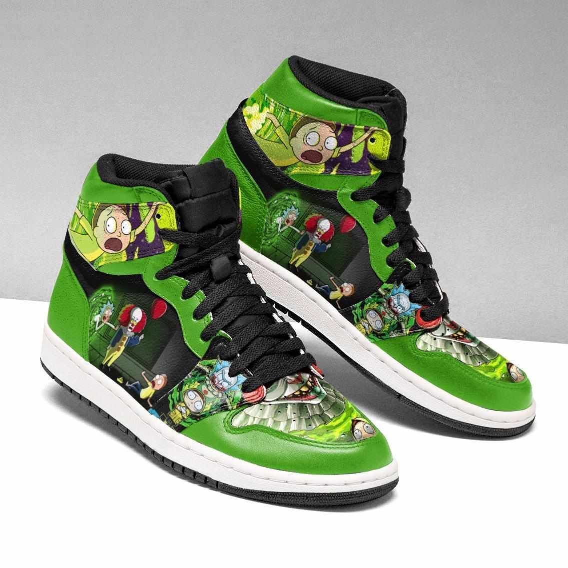 Rick And Morty Ha118 Custom Air Jordan 2021 Shoes Sport Sneakers