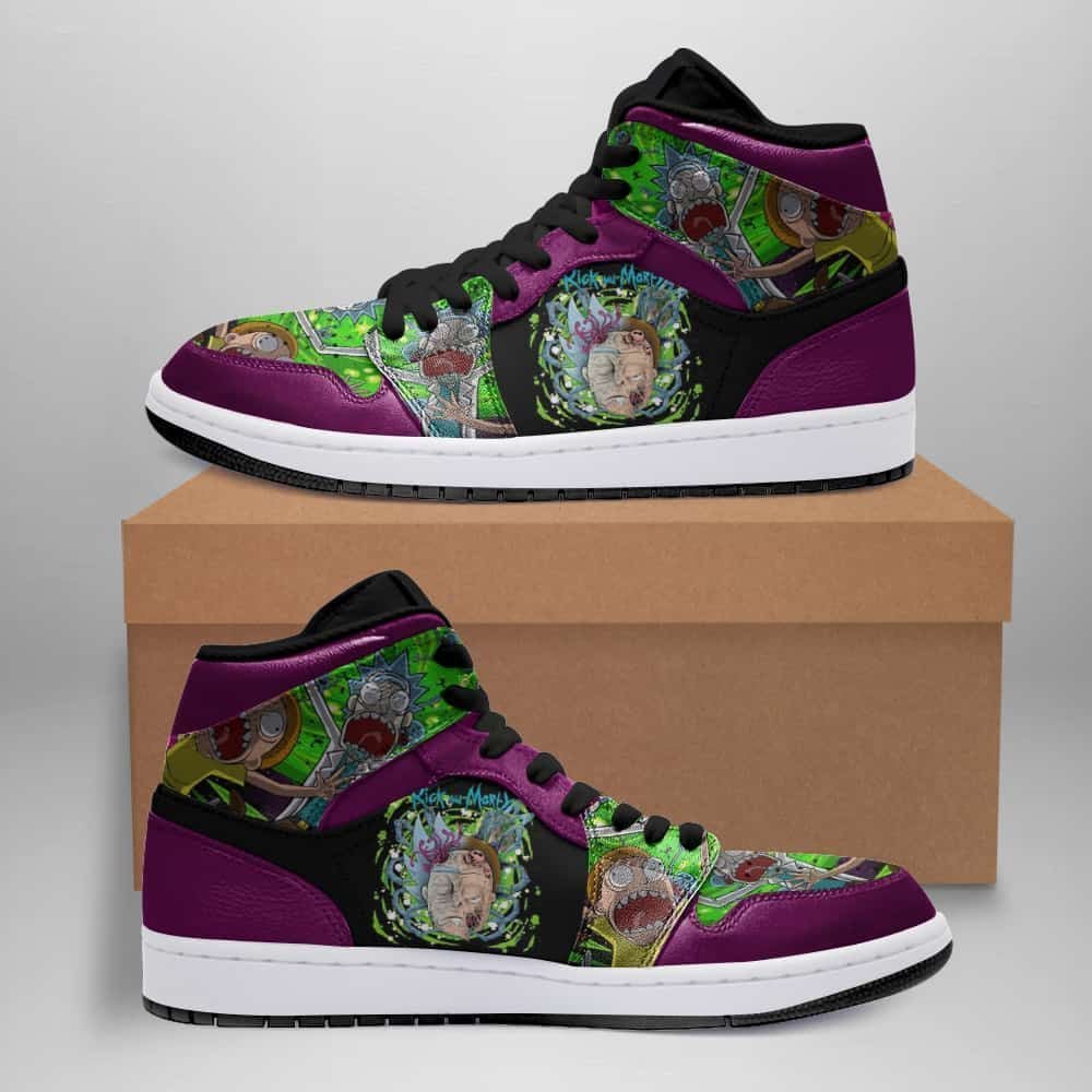 Rick And Morty Ha129 Custom Air Jordan 2021 Shoes Sport Sneakers