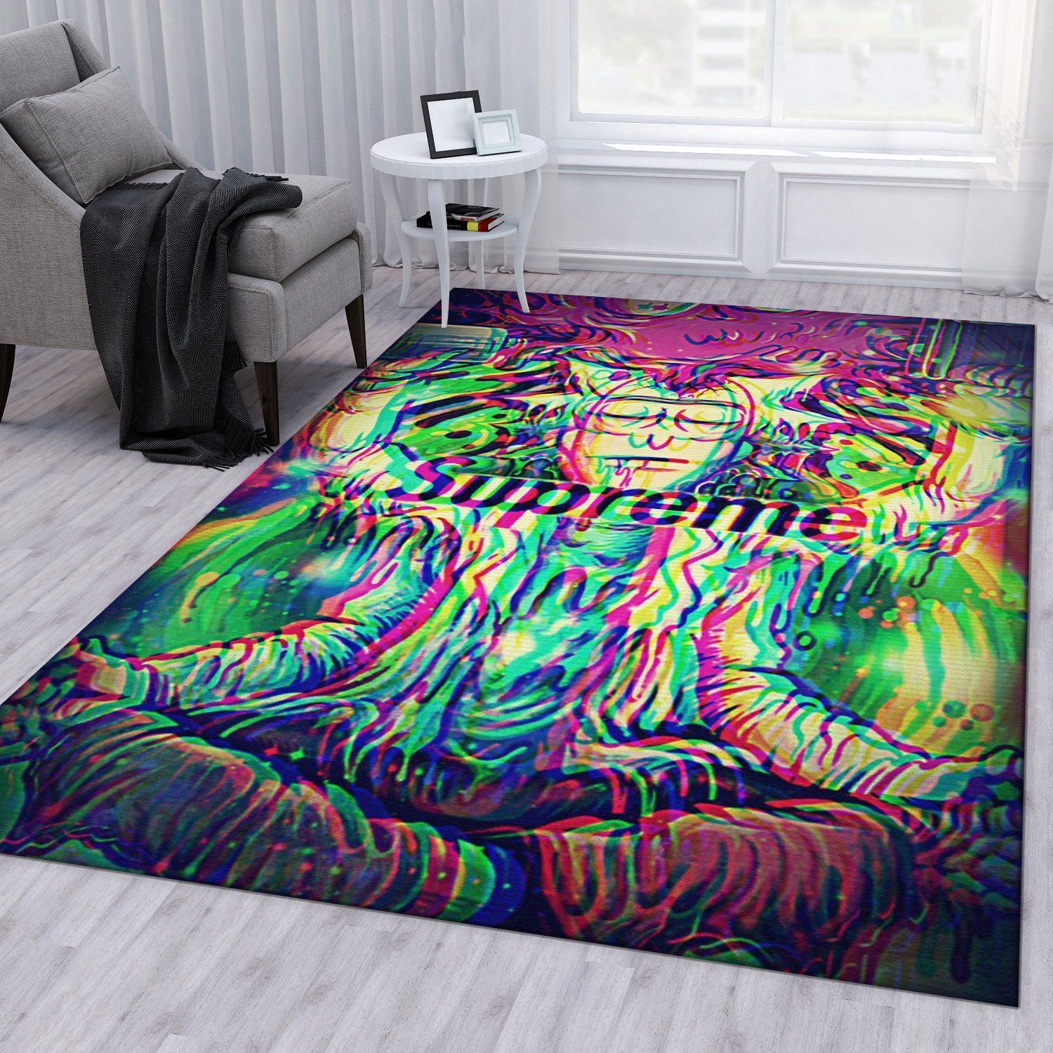 Rick And Morty Noel Gift Rug Bedroom Rug Home Decor Floor Decor - Indoor Outdoor Rugs