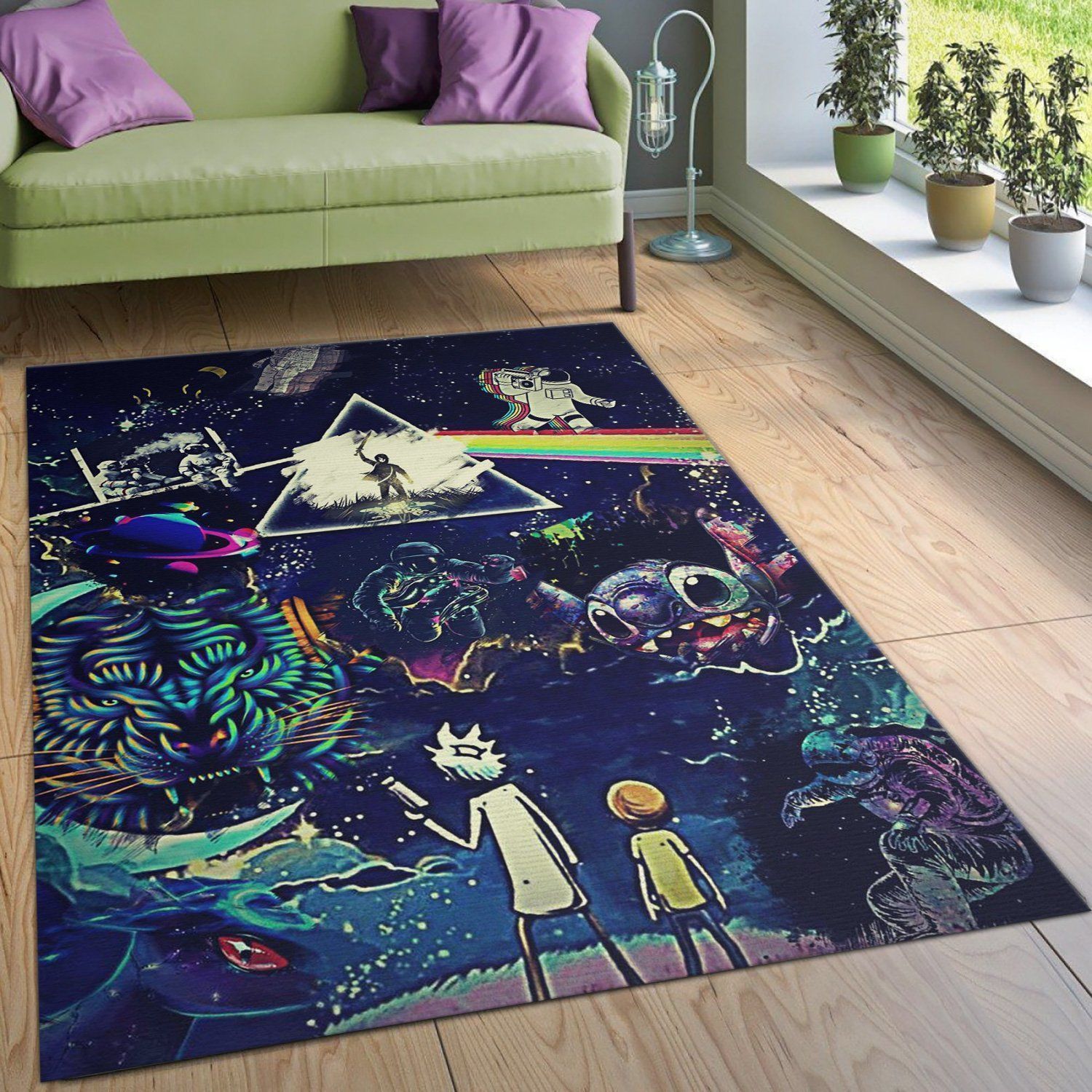 Rick And Morty Noel Gift Rug Living Room Rug Home Decor Floor Decor - Indoor Outdoor Rugs