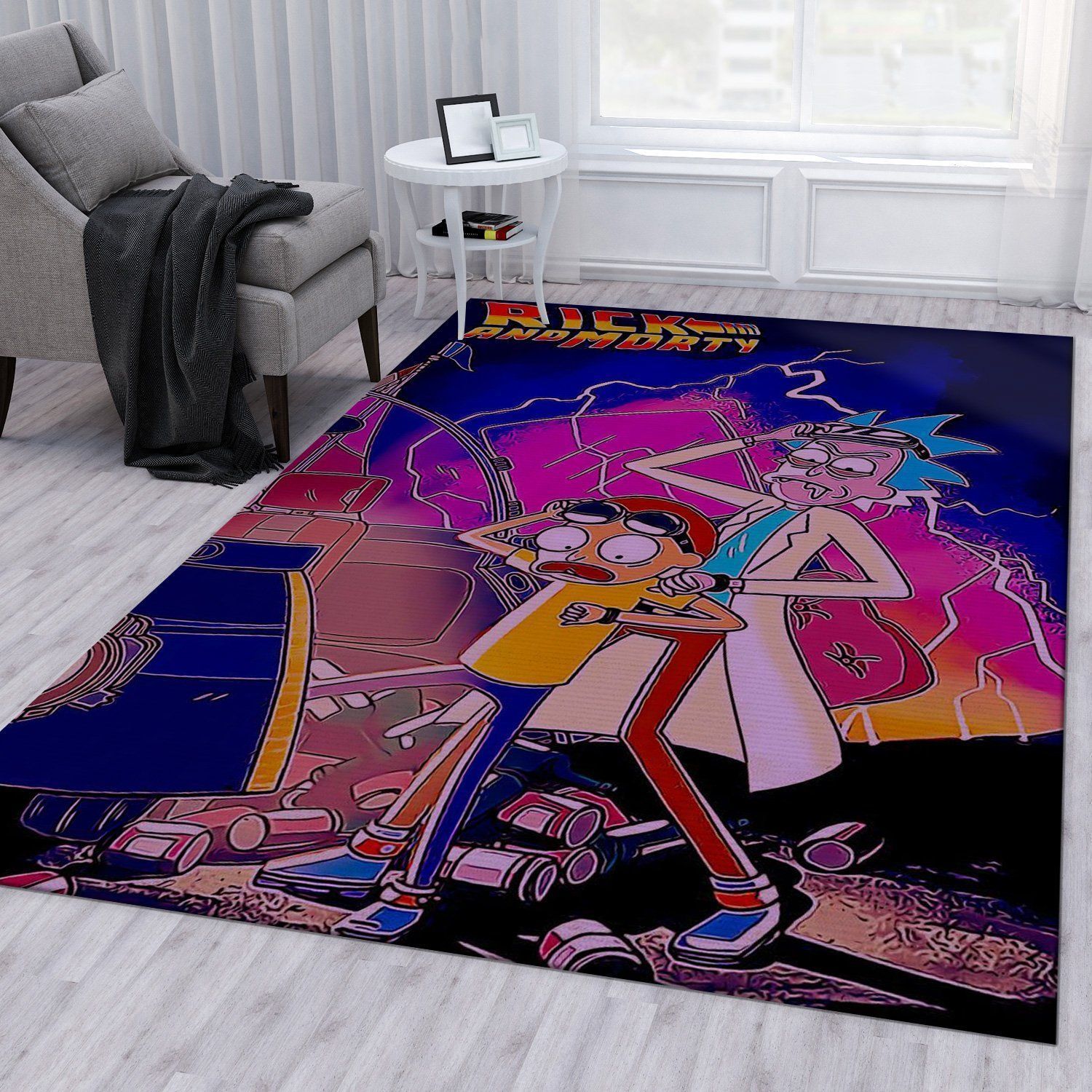 Rick And Morty Noel Gift Rug Living Room Rug Home Decor Floor Decor - Indoor Outdoor Rugs