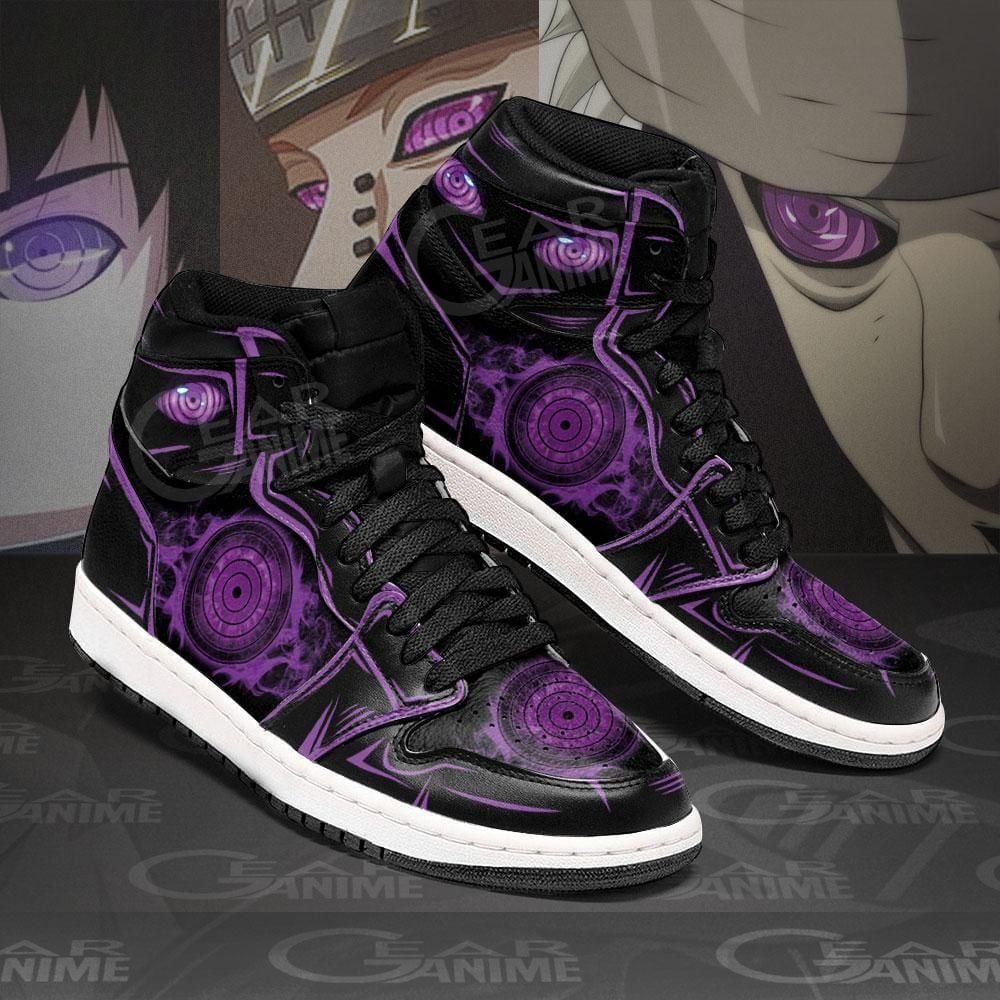 Rinnegan Eyes Naruto Anime Air Jordan Shoes Sport Sneakers