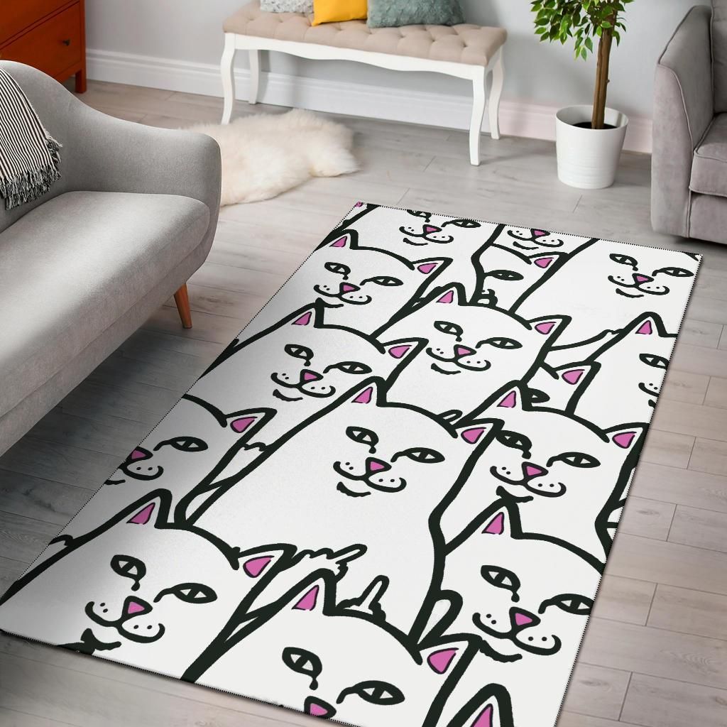 Ripndip Middle Finger Area Rug - Indoor Outdoor Rugs