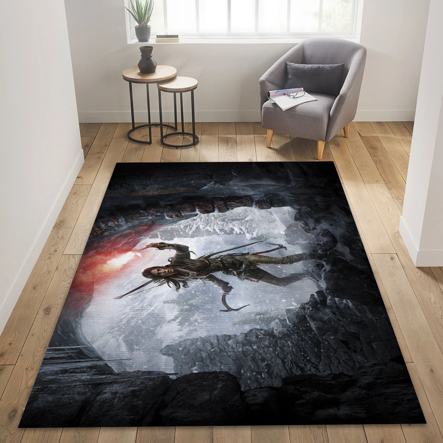 Rise Of The Tomb Raider Gaming Area Rug