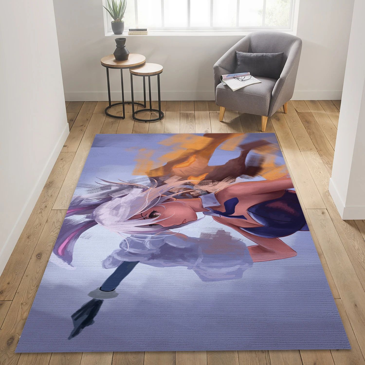 Riven League Of Legends Video Game Area Rug For Christmas, Living Room Rug - Family Gift US Decor - Indoor Outdoor Rugs