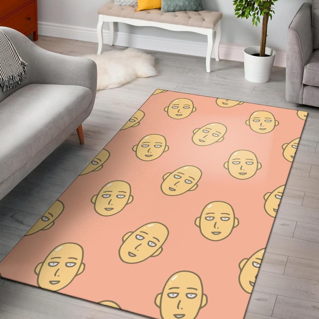 Saitama One Punch Man Area Rug Chrismas Gift - Indoor Outdoor Rugs