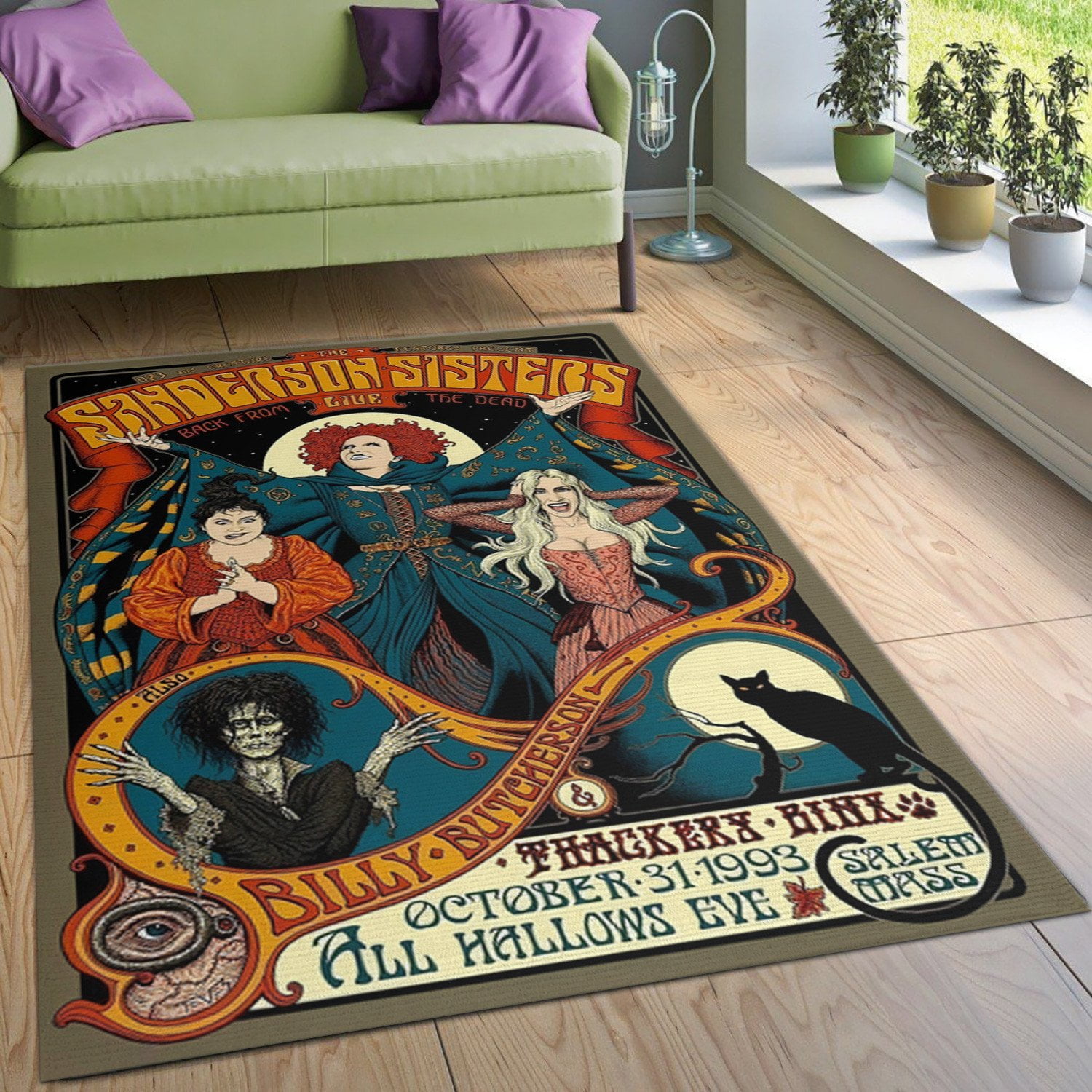 Sanderson Sisters Hocus Pocus Rug Floor Decor The US Decor