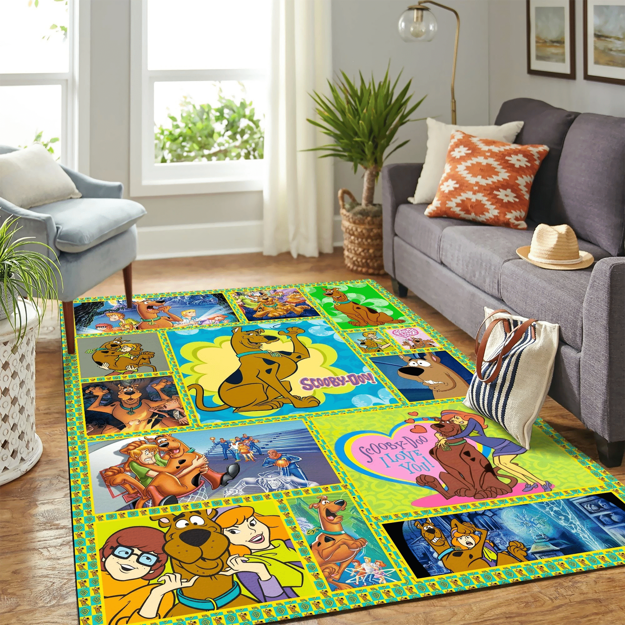 Schooby Doo Cute Carpet Floor Area Rug Chrismas Gift - Indoor Outdoor Rugs