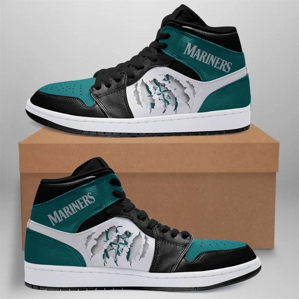 Seattle Mariners Mlb Air Jordan Outdoor Shoes Sport Sneakers