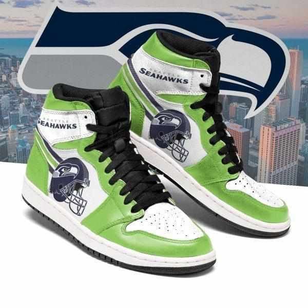 Seattle Seahawks Nfl Football Air Jordan Shoes Sport Sneakers