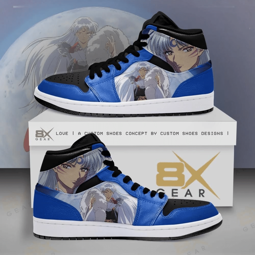 Sesshomaru And Fullmoon Anime Air Jordan 2021 Shoes Sport Sneakers