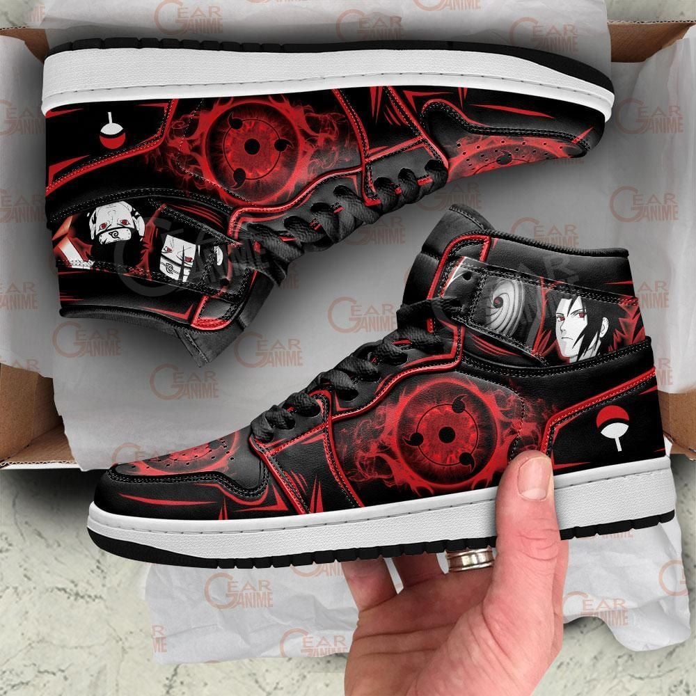 Sharingan Eyes Naruto Anime Air Jordan Shoes Sport Sneakers