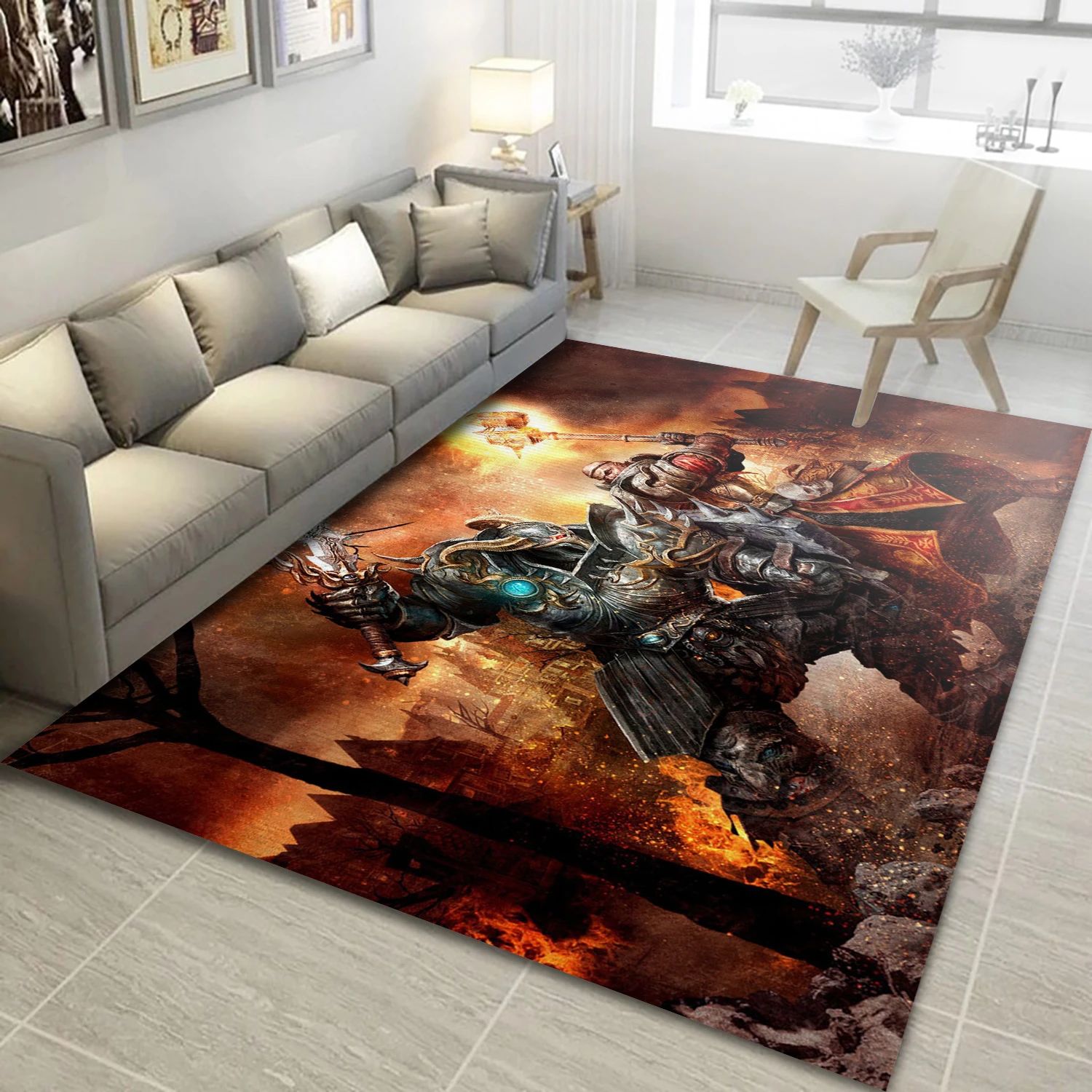 Sigmar Gaming Area Rug